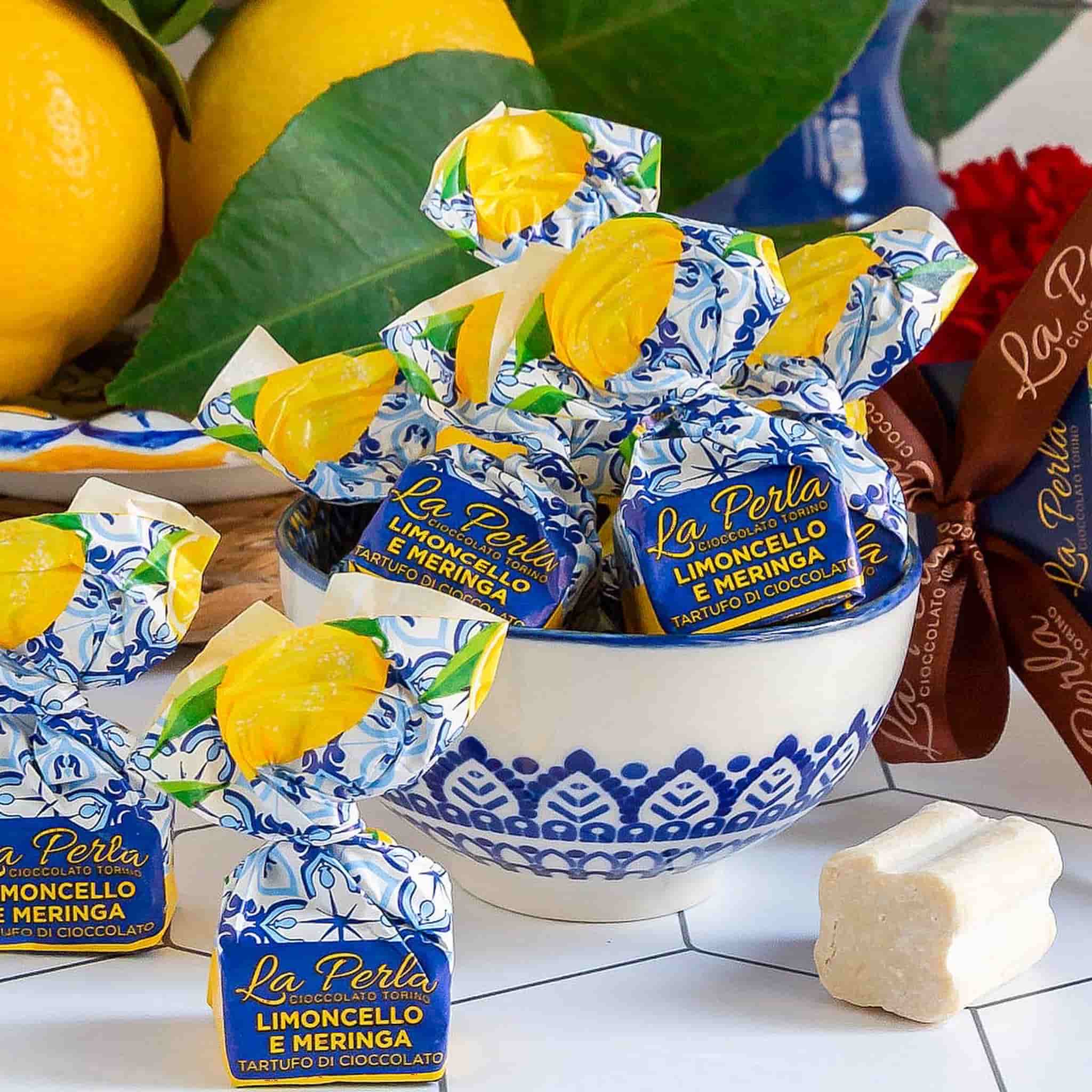 La Perla di Torino Limoncello Meringue Truffles, 200g - Image 4