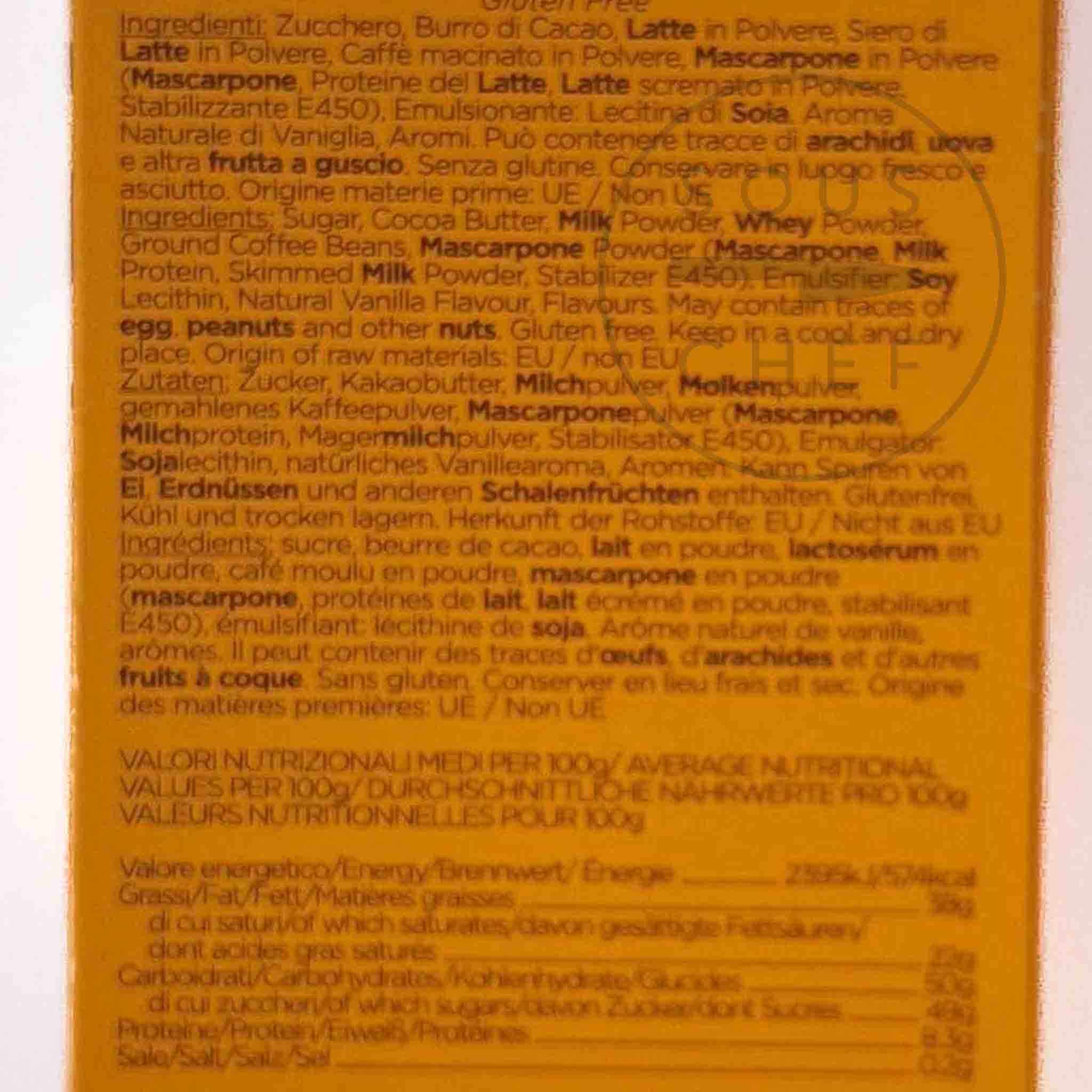 La Perla di Torino Tiramisu Chocolate Bar, 60g - Image 2
