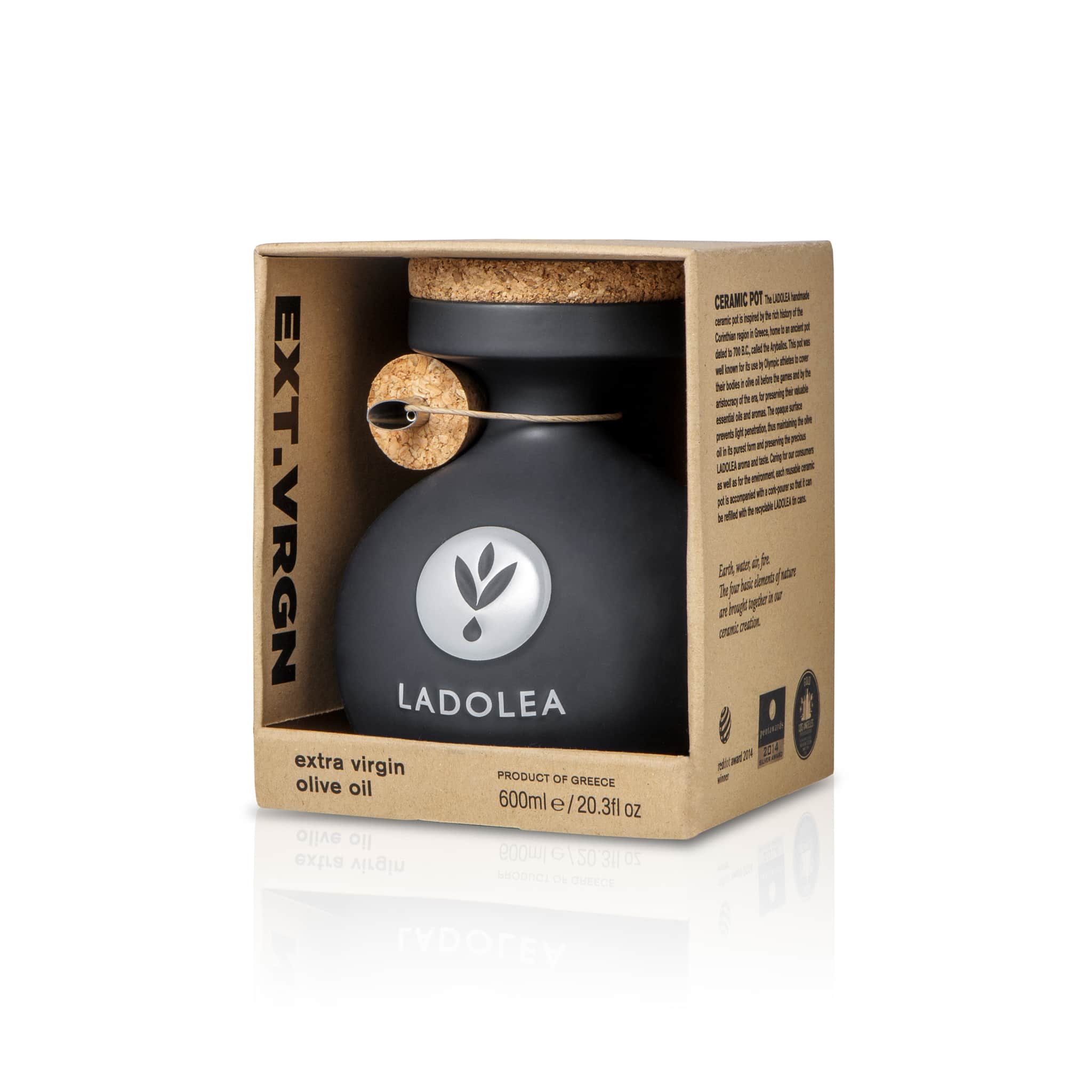 Short Dated Ladolea Megaritiki Greek Intense Extra Virgin Olive Oil, 600ml
