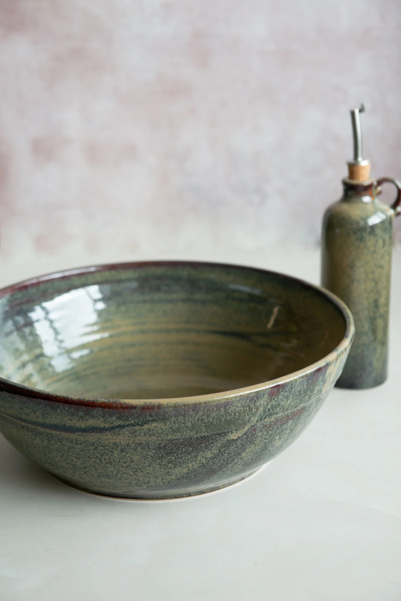 Lagoa Large Handmade Salad Bowl - Image 5