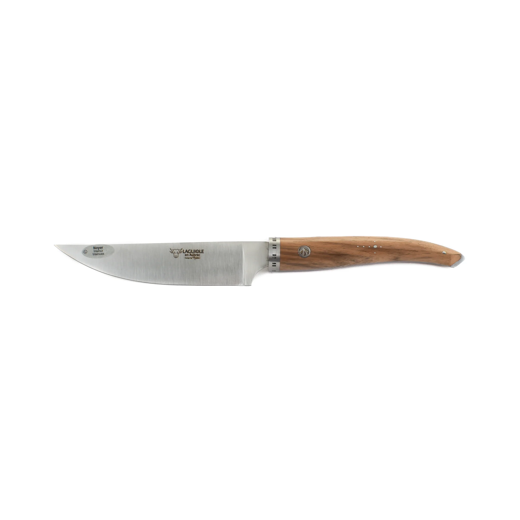 Laguiole en Aubrac Gourmet Walnut Handle Chef's Knife - Image 2