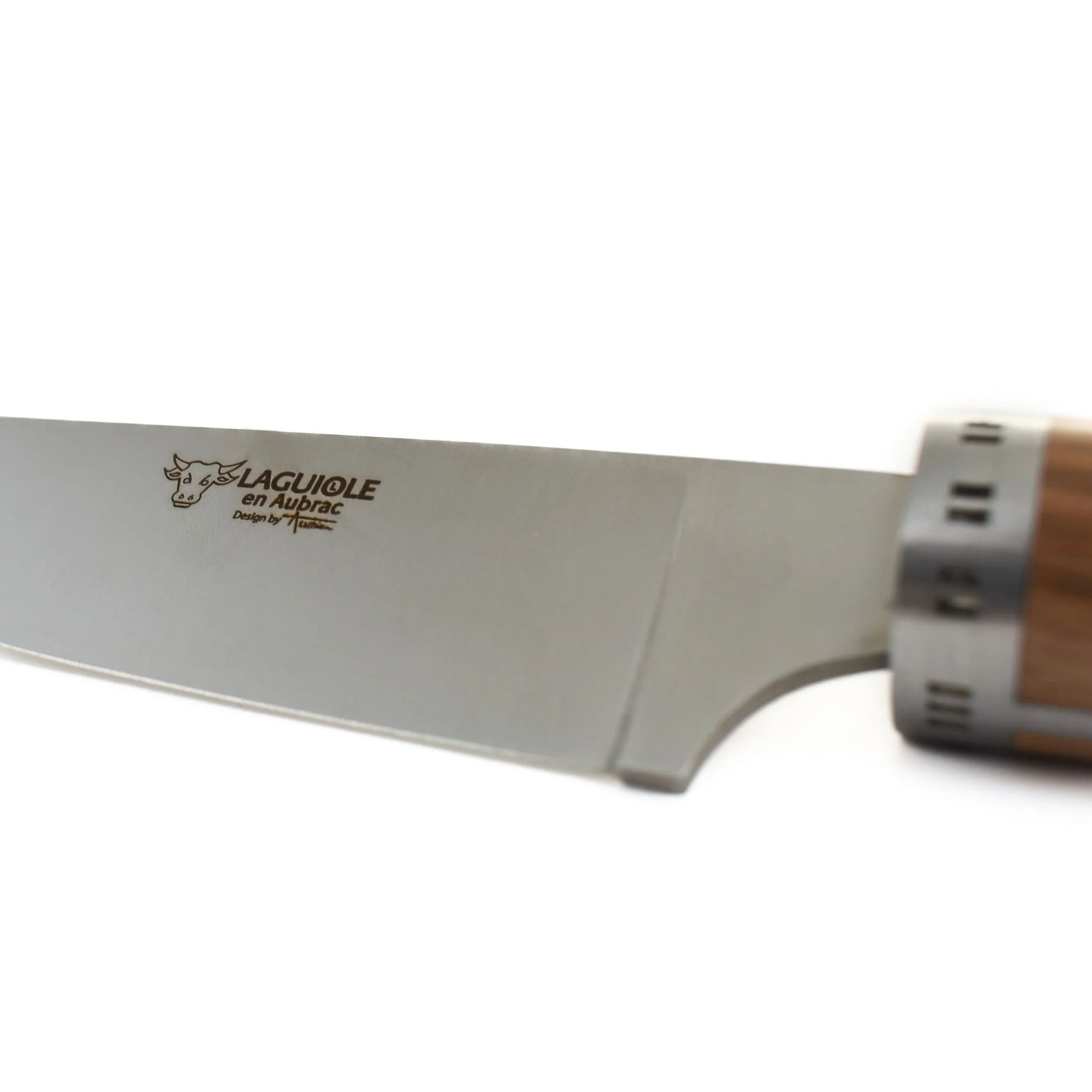 Laguiole en Aubrac Gourmet Walnut Handle Chef's Knife - Image 4