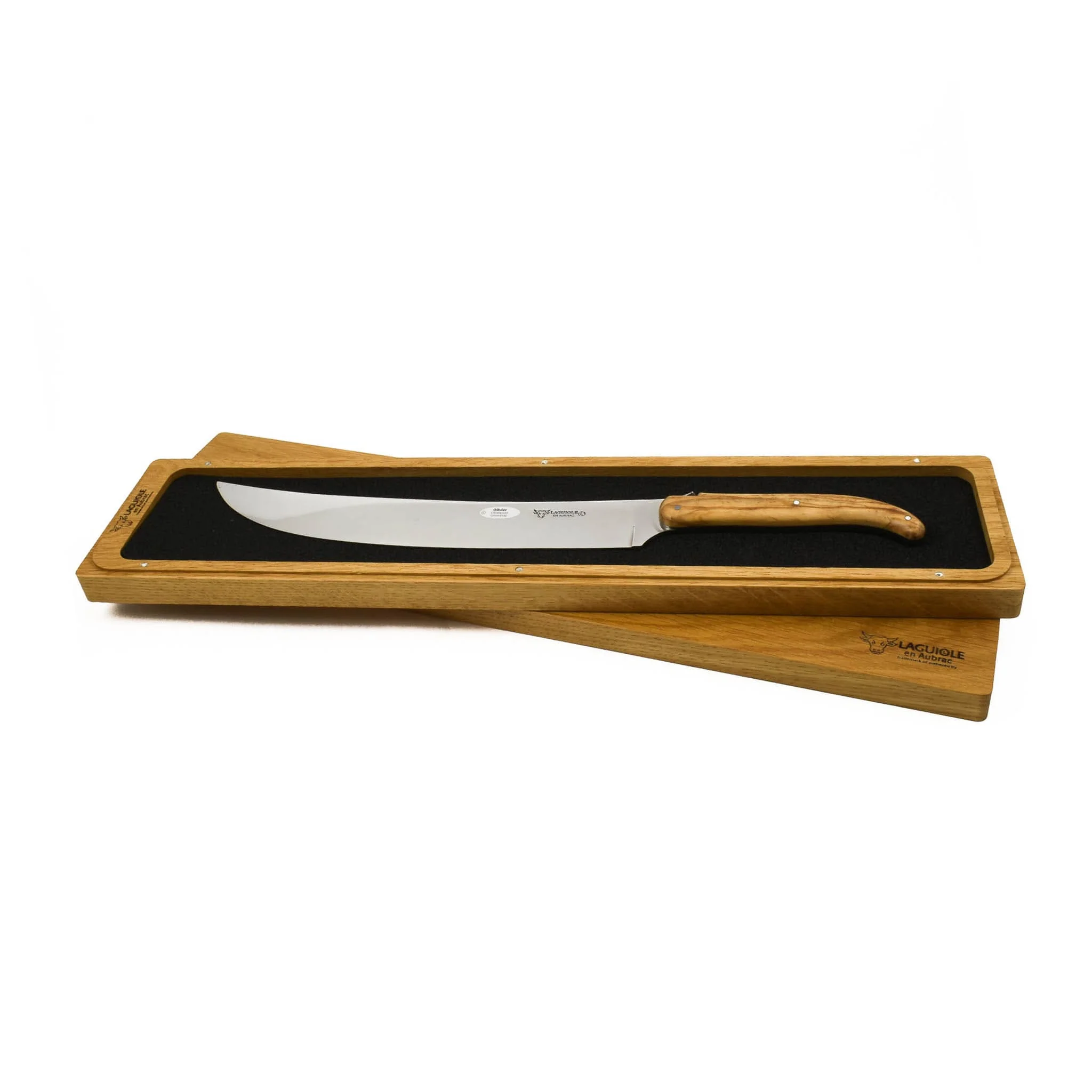 Laguiole en Aubrac Olivewood Champagne Sabre