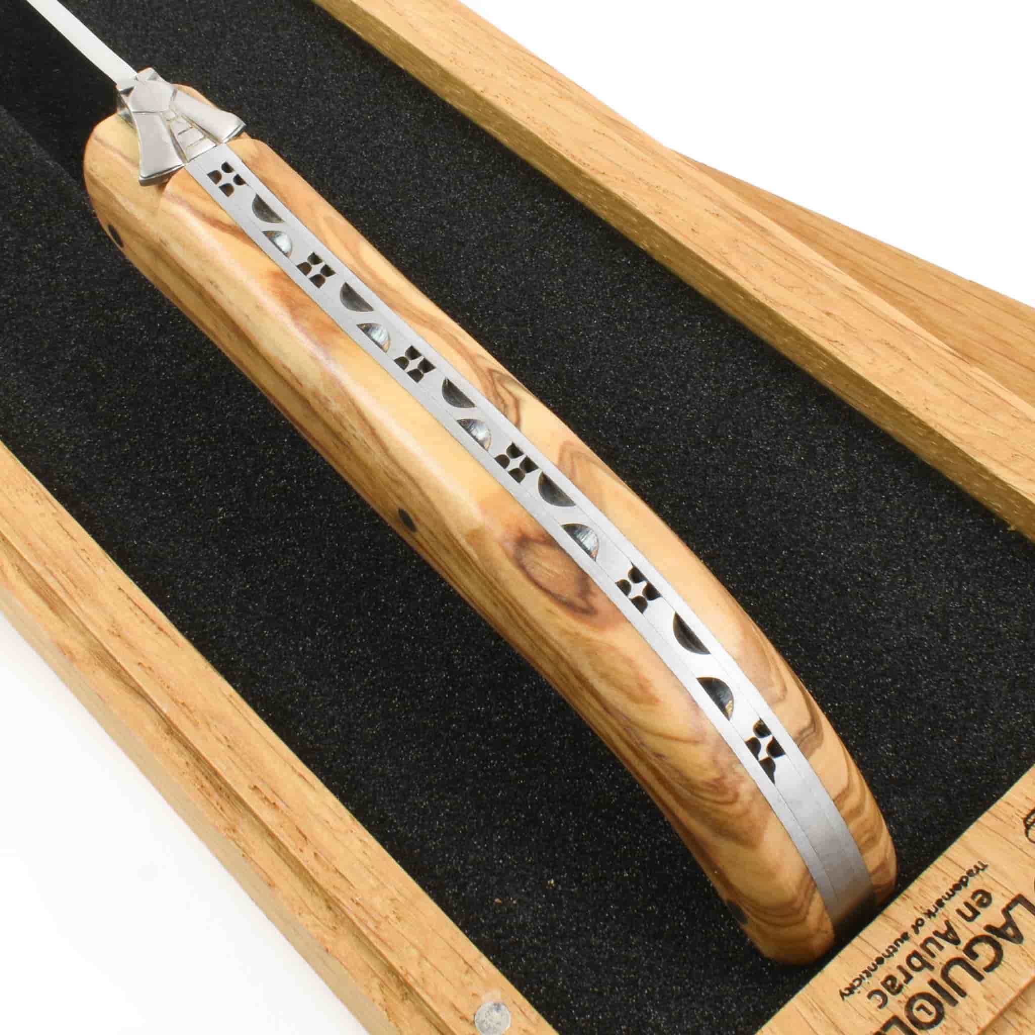 Laguiole en Aubrac Olivewood Champagne Sabre - Image 2