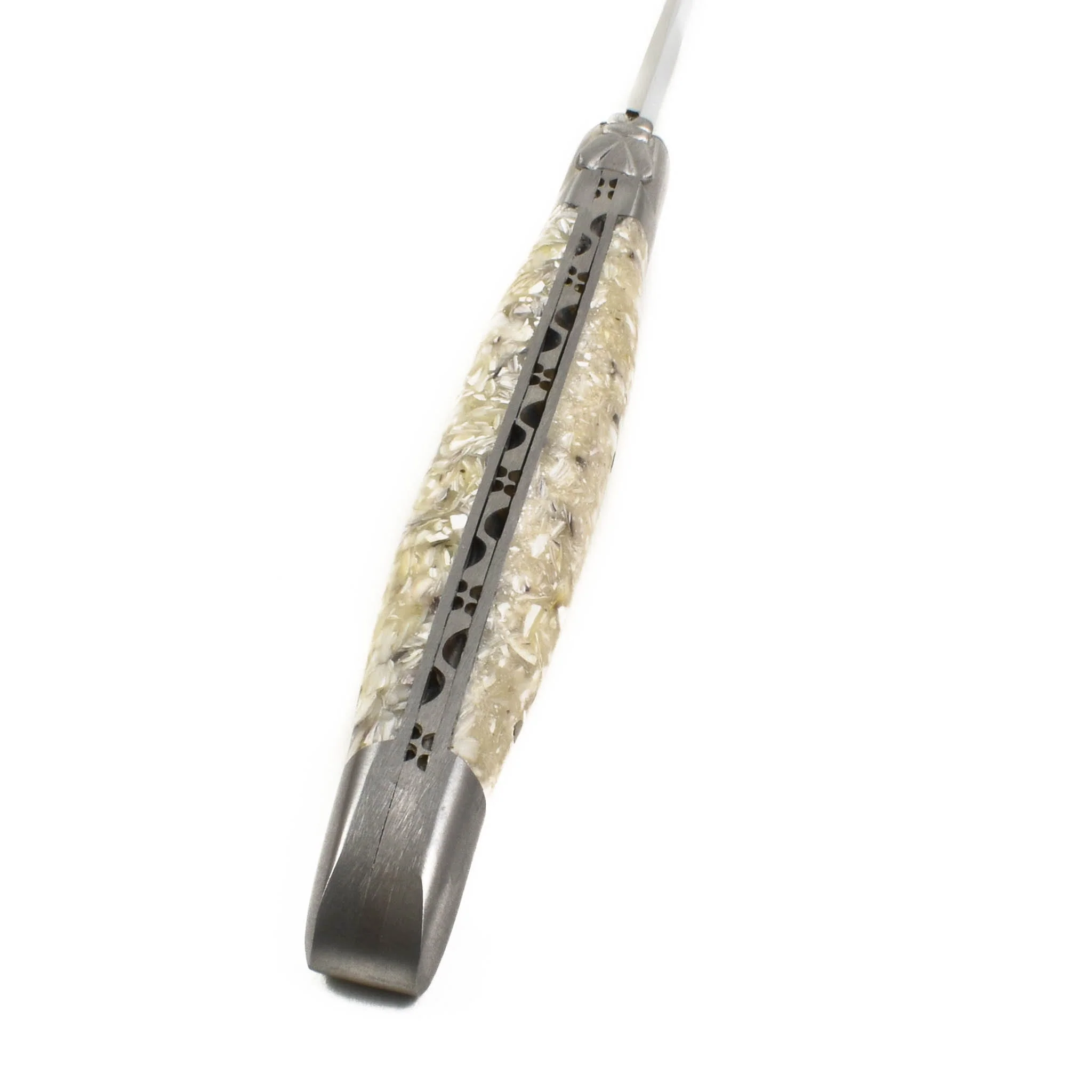 Laguiole en Aubrac Oyster Knife, Oyster Shell Handle - Image 3