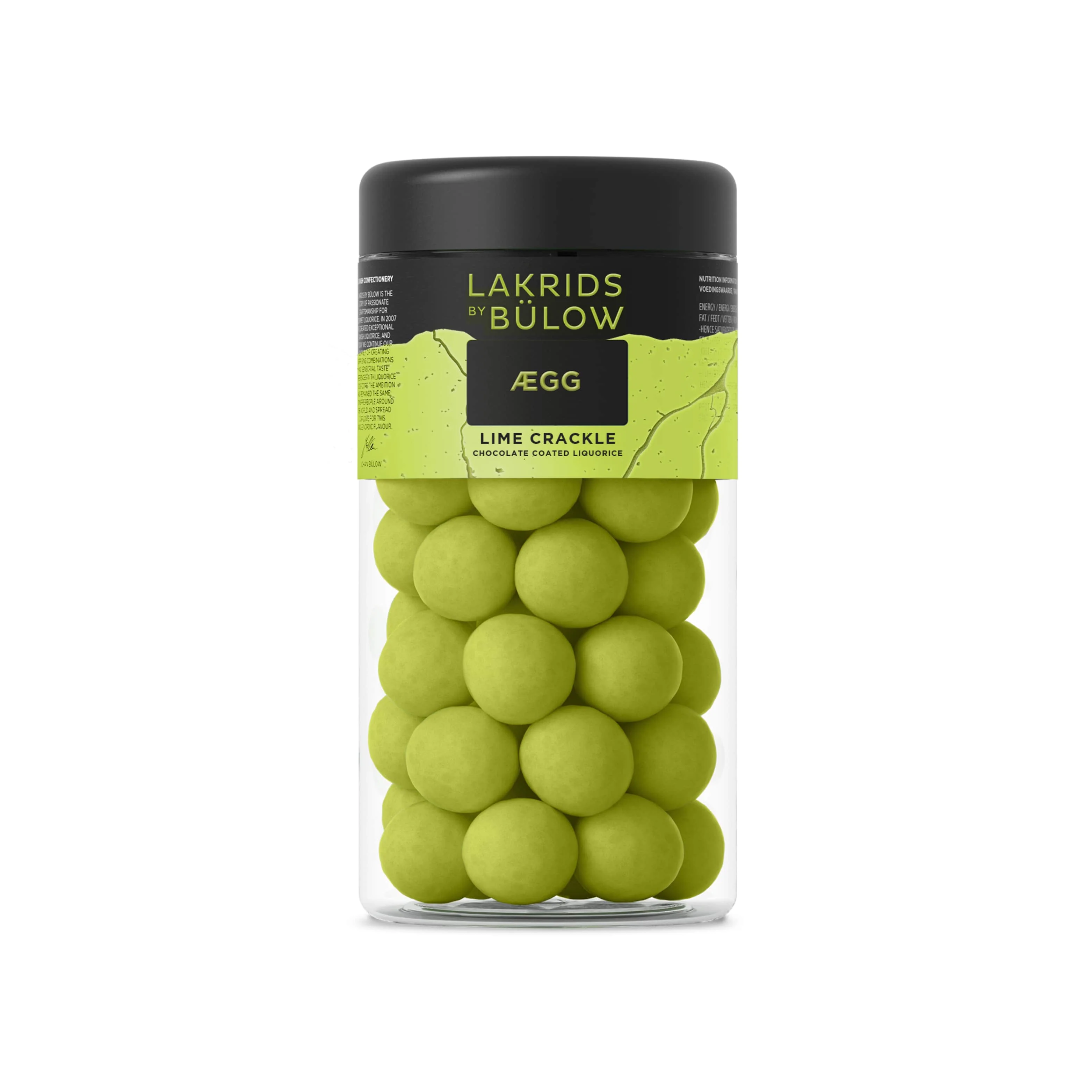 Lakrids AEGG Lime Crackle Chocolate Coated Liquorice, 270g