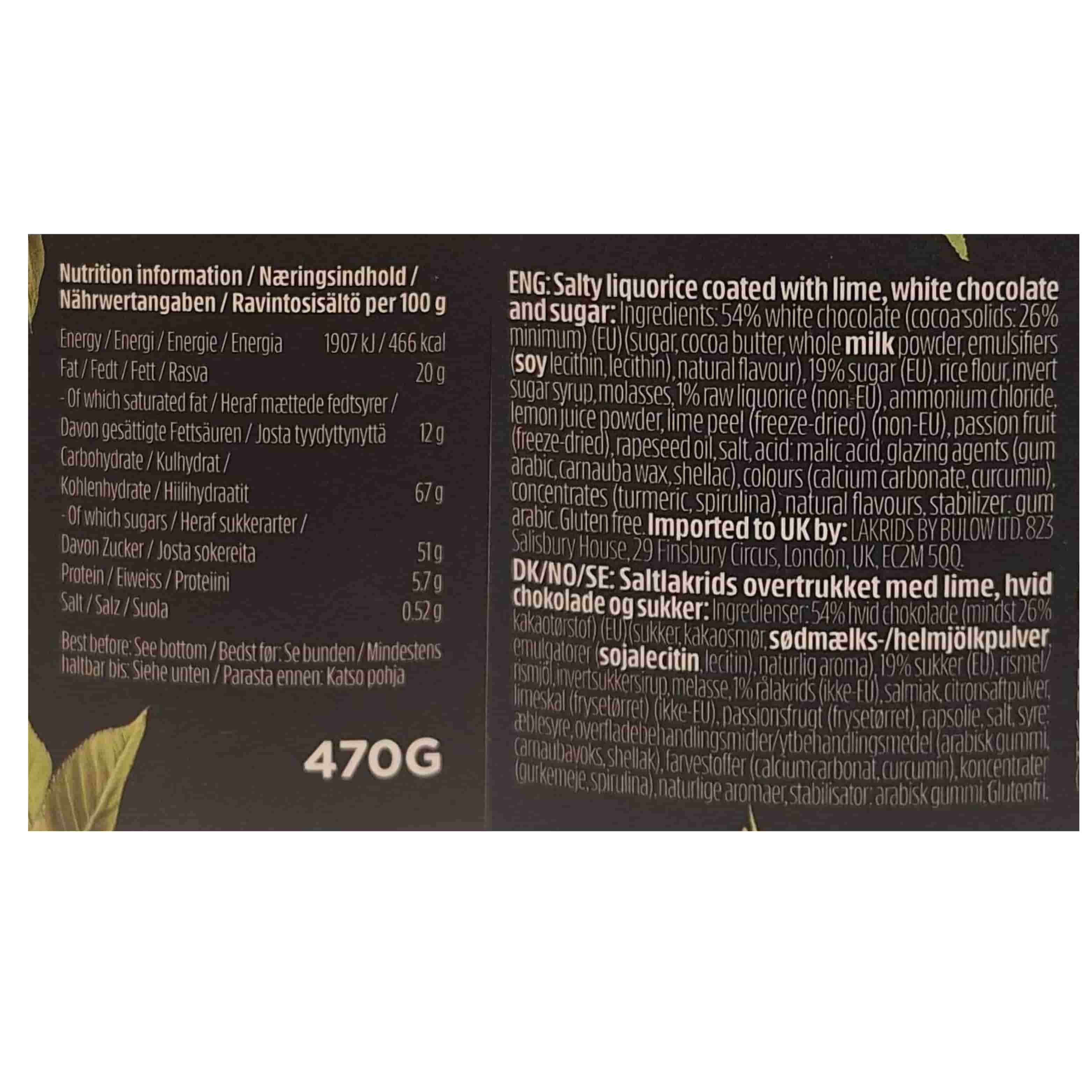 Lakrids AEGG Lime Crackle Chocolate Coated Liquorice Easter Egg, 470g - Image 3