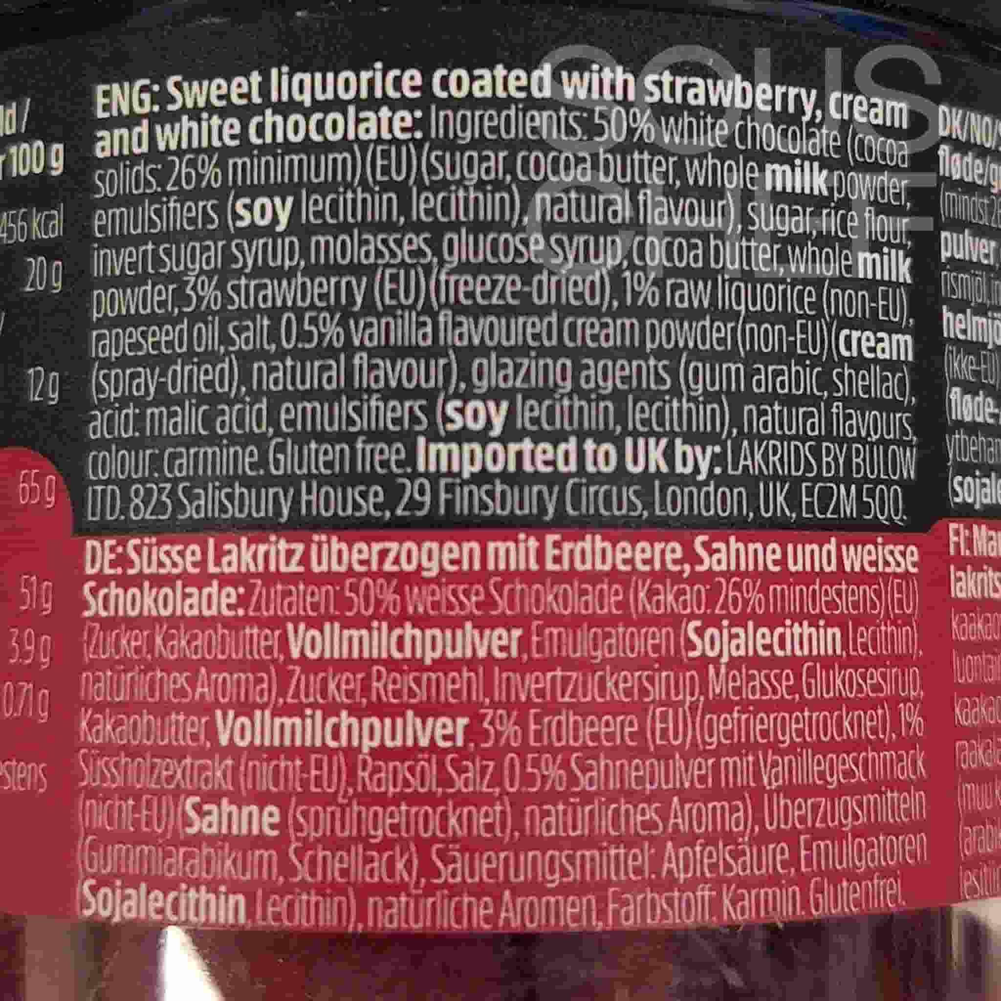 Lakrids LOVE Strawberries & Cream Chocolate Coated Liquorice - Image 6