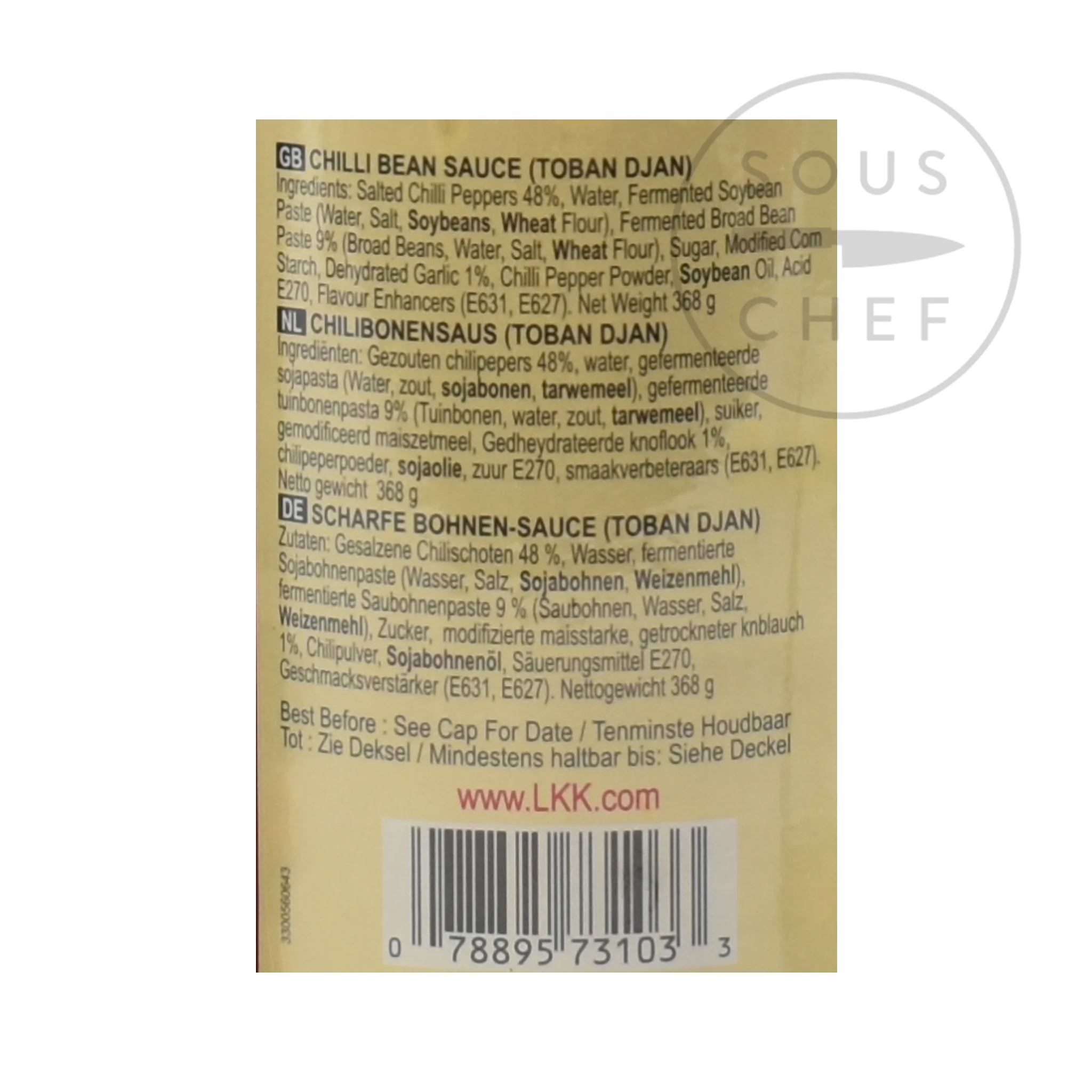 Lee Kum Kee Chilli Bean Sauce - Toban Djan, 368g - Image 3