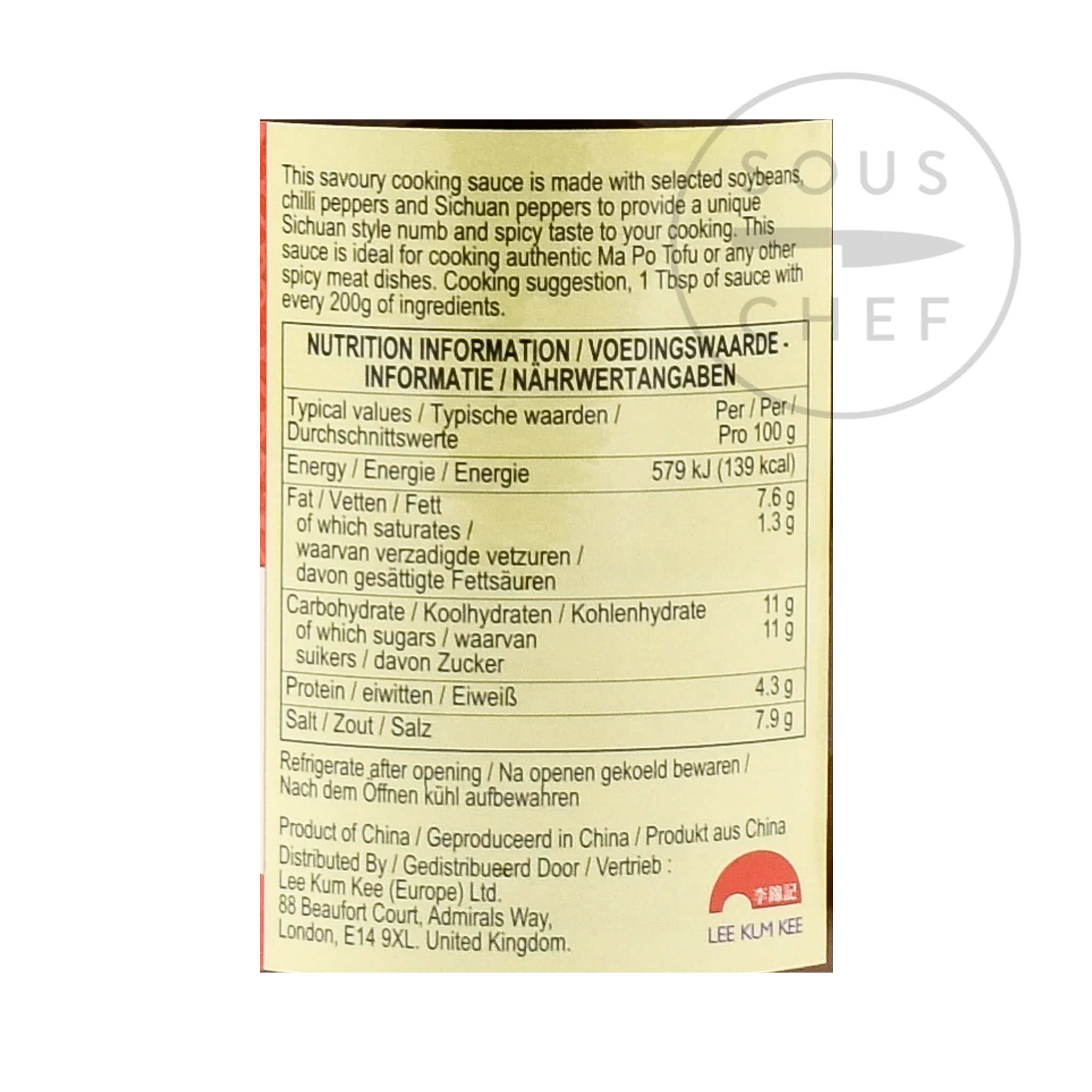 Lee Kum Kee Spicy Bean Sauce Ma Po, 340g - Image 3