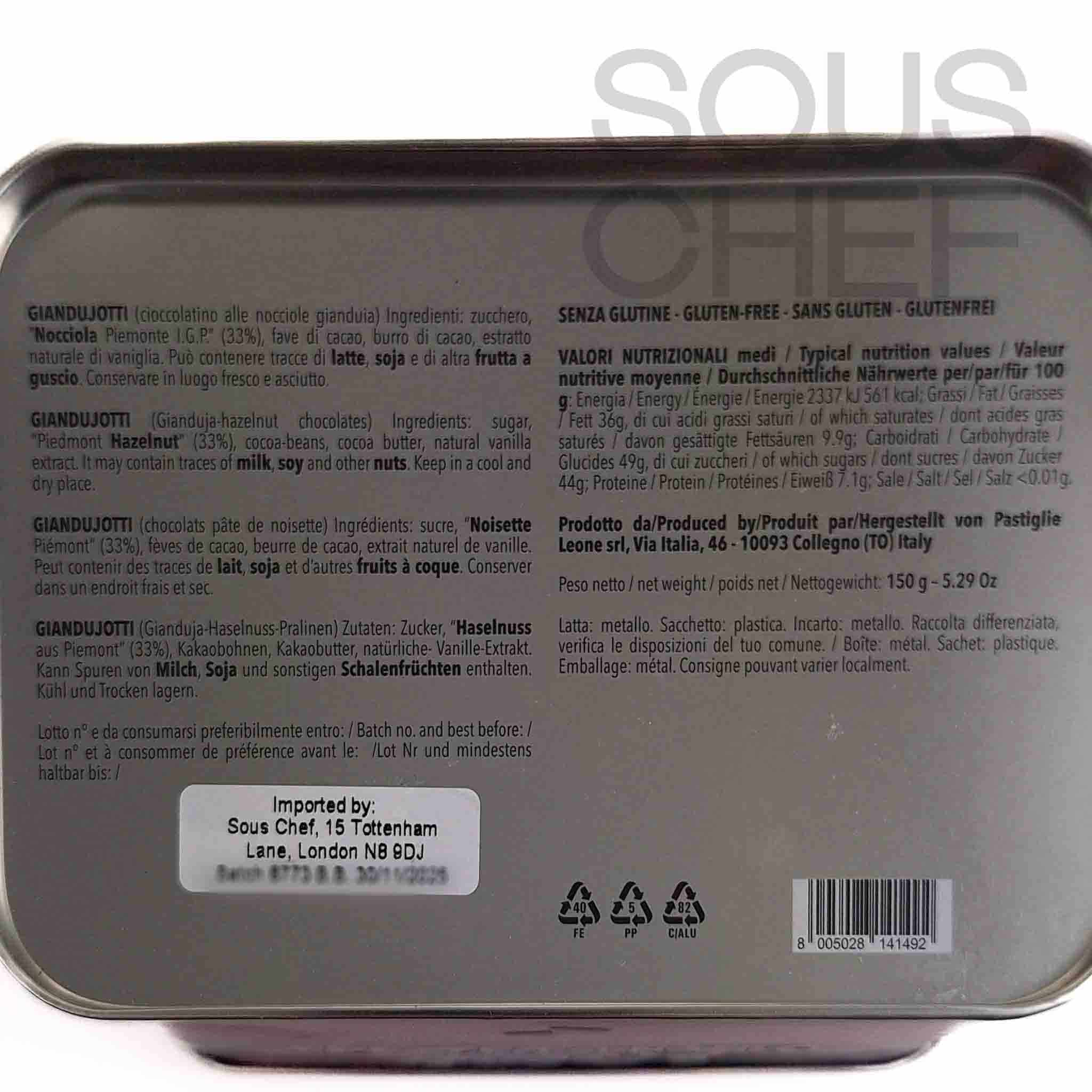 Leone Gianduiotti Gift Tin, 150g - Image 2
