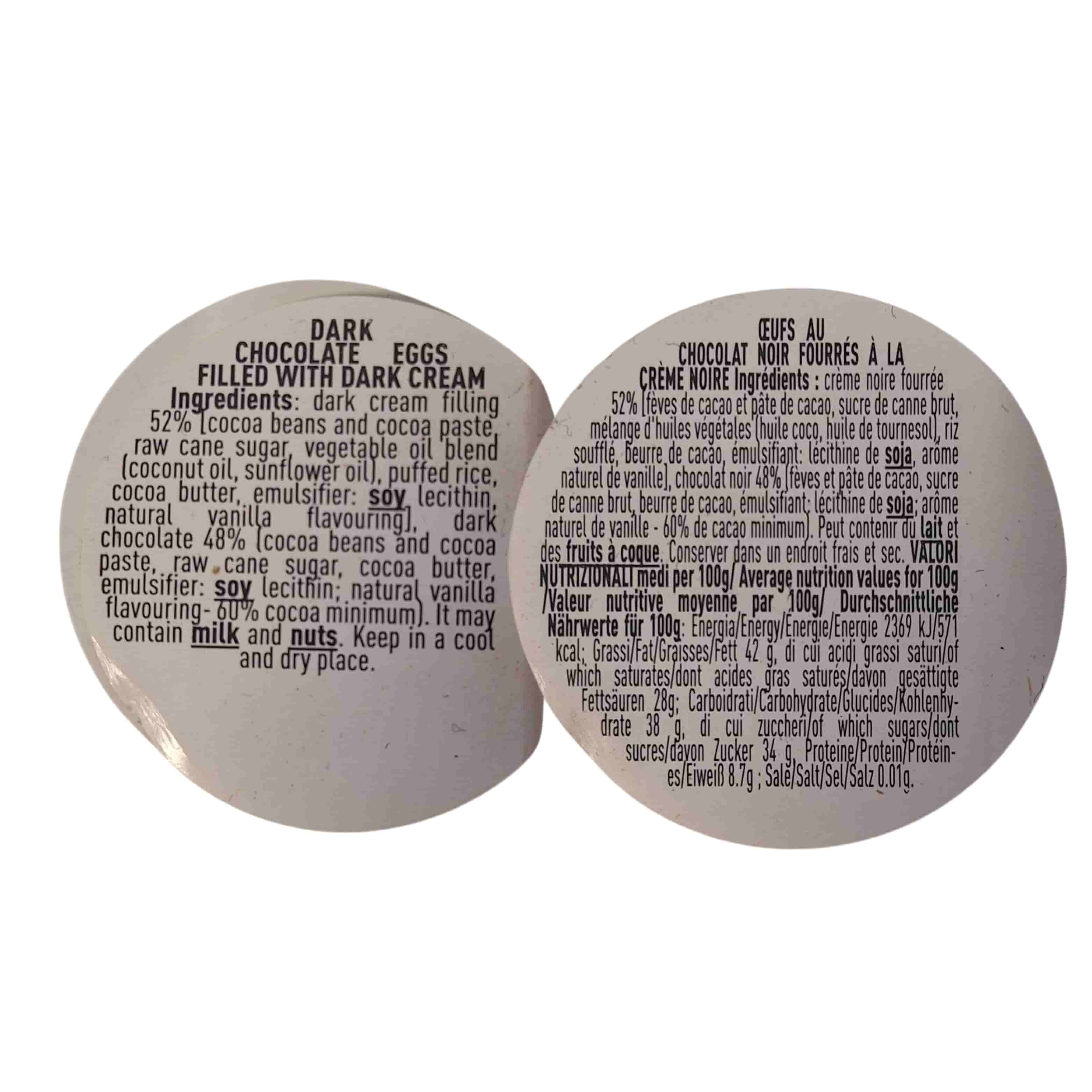 Leone Metal Easter Egg with Dark Chocolate Easter Egg Pralines, 90g - Image 2