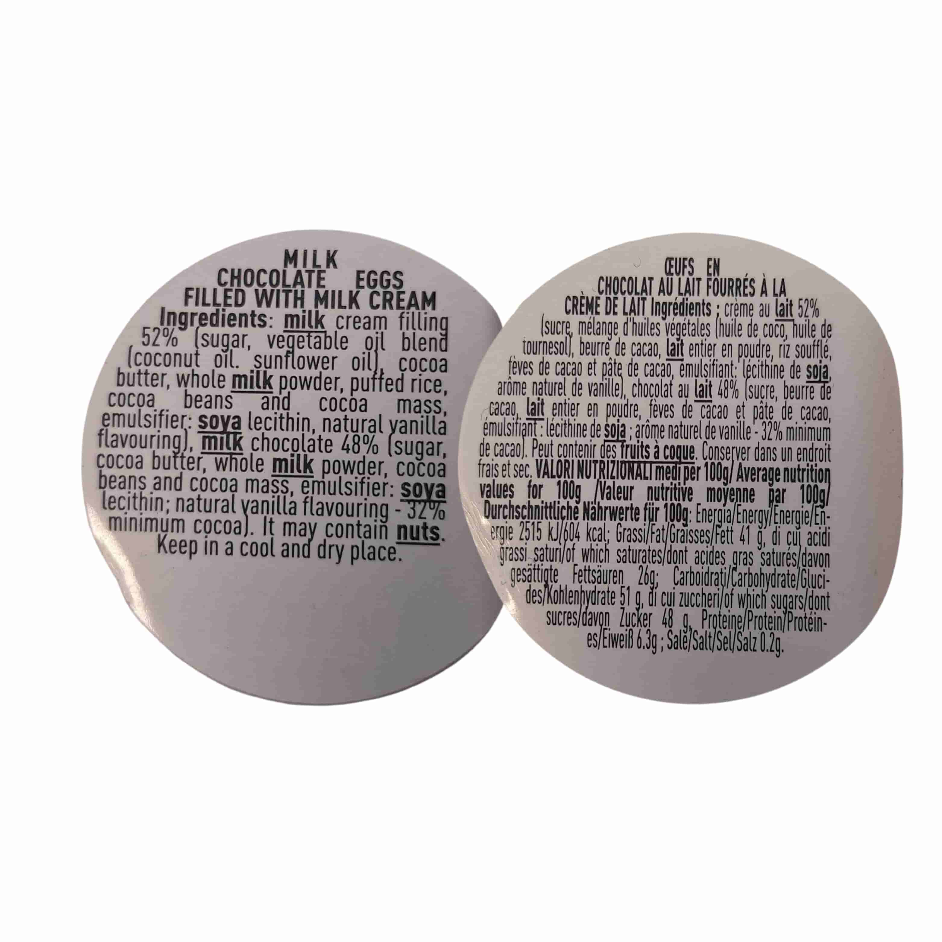 Leone Metal Easter Egg with Milk Chocolate Easter Egg Pralines, 90g - Image 2