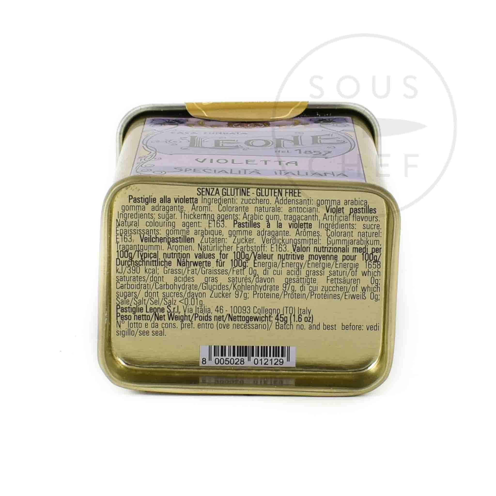 Leone Violet Candies In Classic Tin, 30g - Image 4