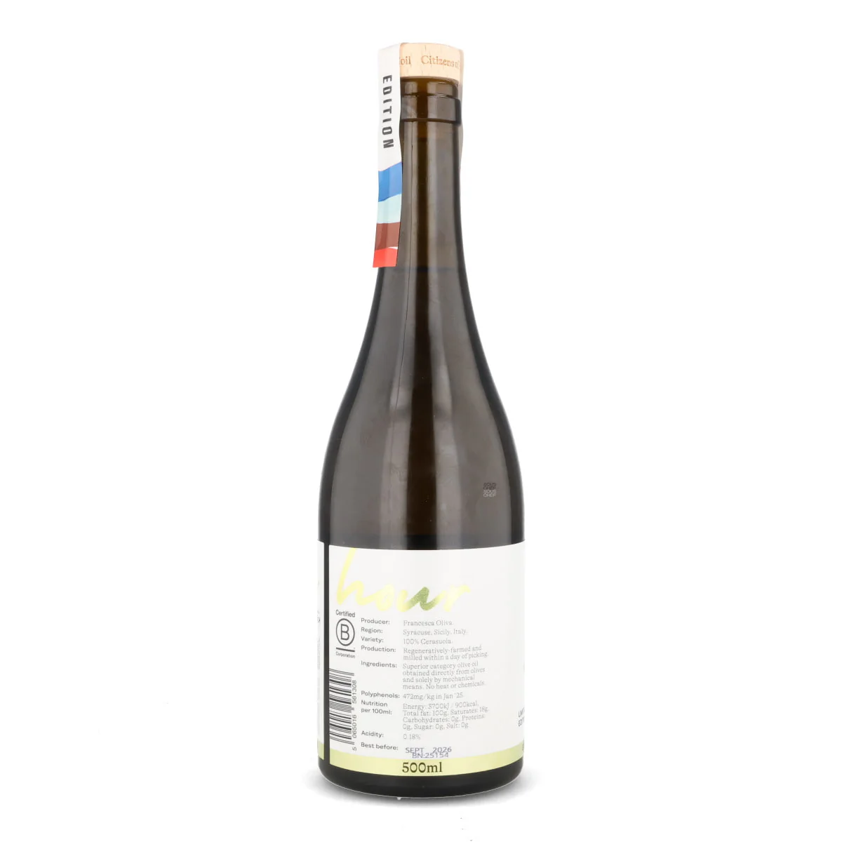 Limited Edition Citizens of Soil Syracuse Sicily Olive Oil, 500ml - Image 2