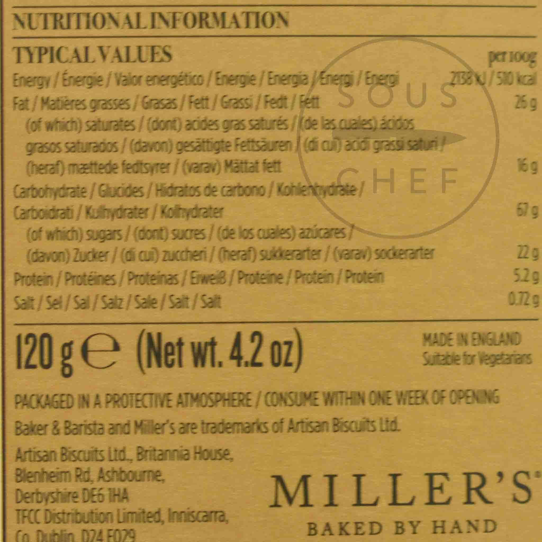 Madagascan Bourbon Vanilla Biscuits, 120g - Image 3