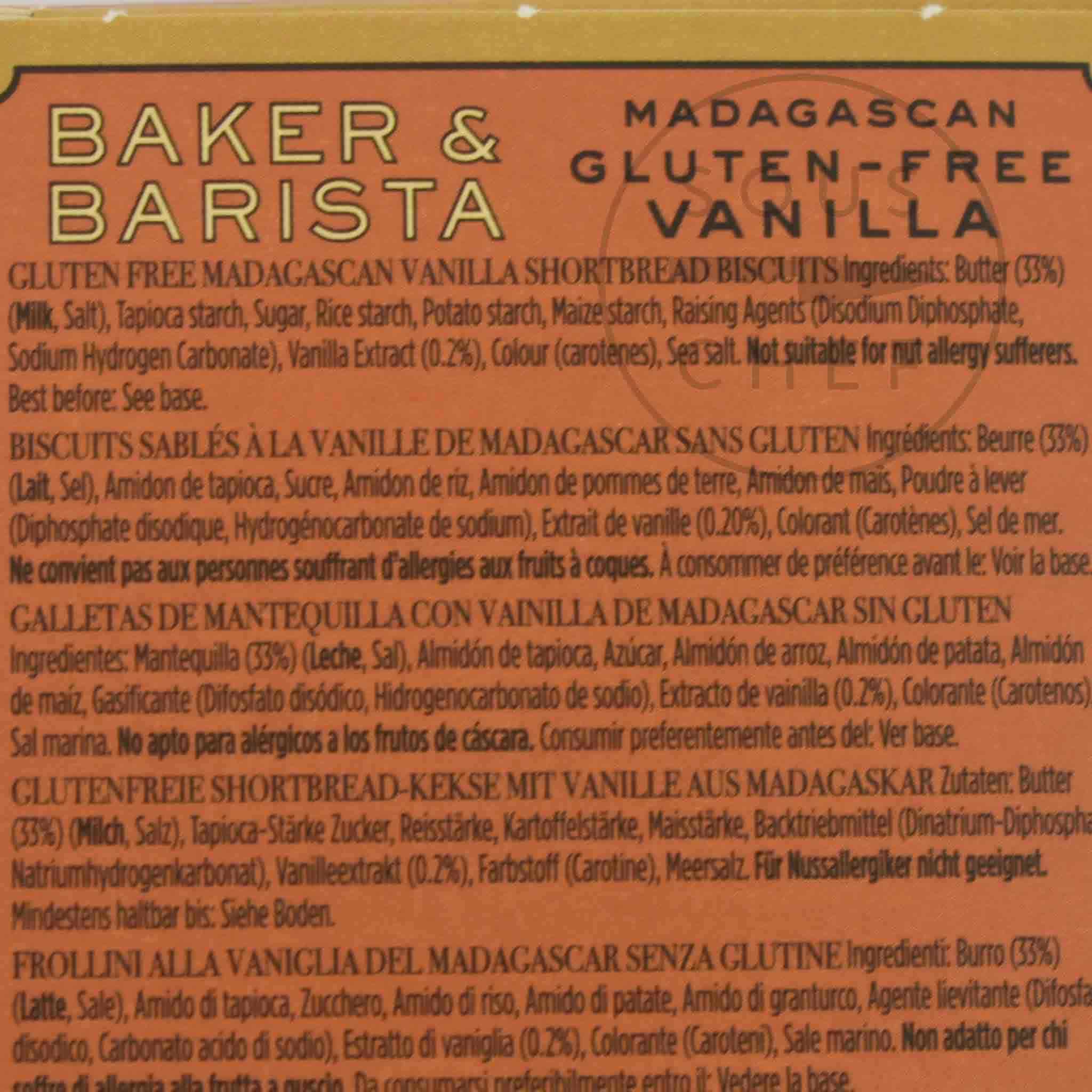 Madagascan Gluten Free Vanilla Biscuits, 120g - Image 2