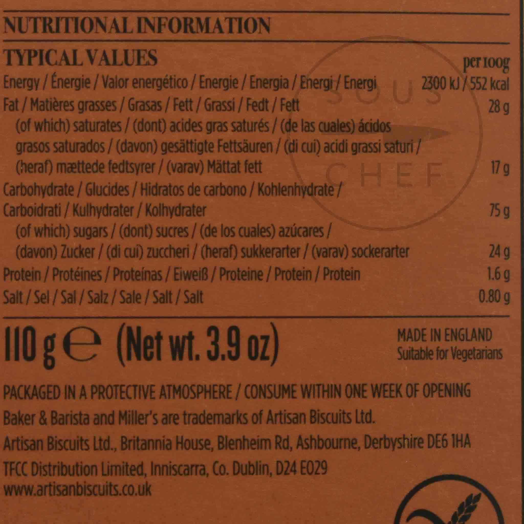 Madagascan Gluten Free Vanilla Biscuits, 120g - Image 3