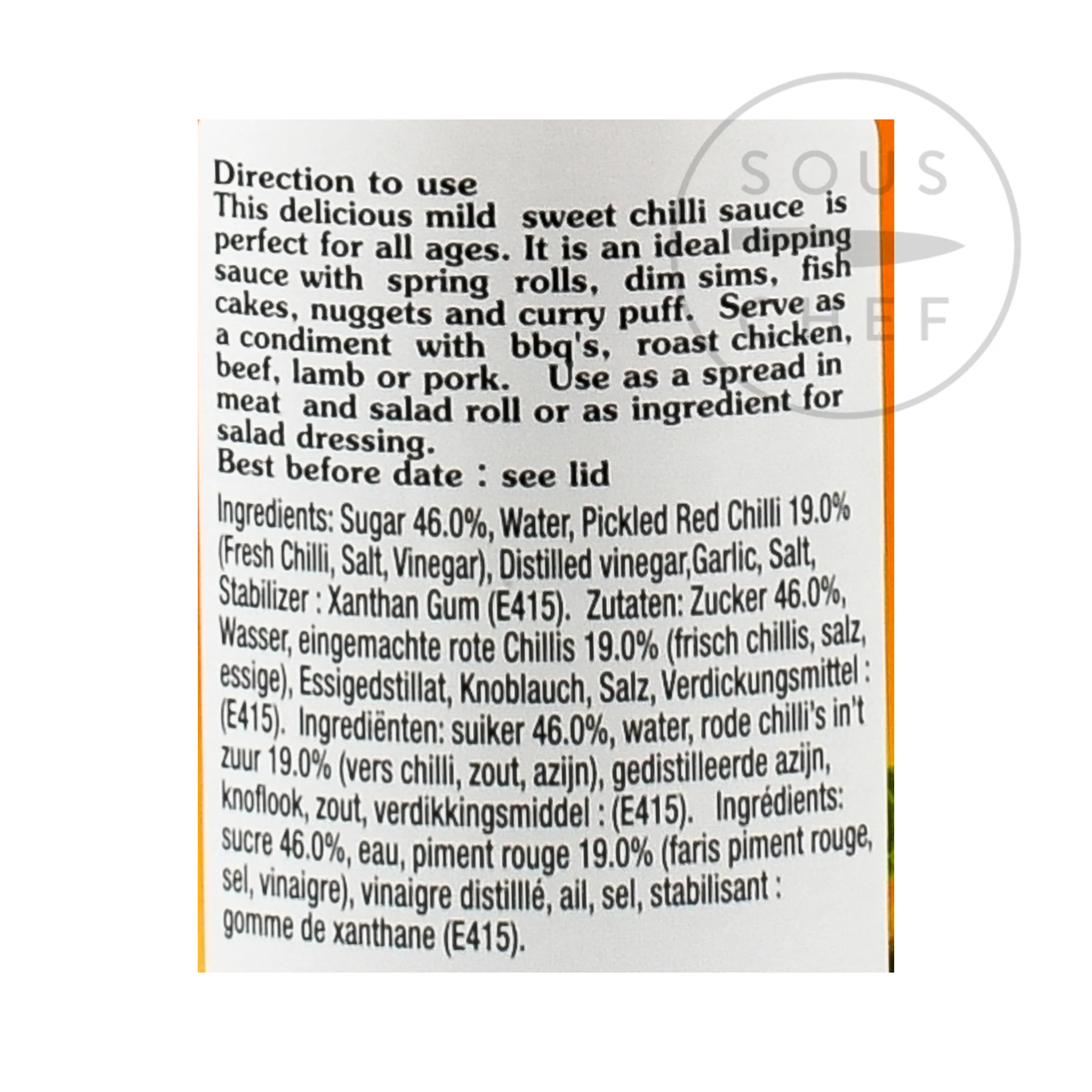 Mae Ploy Sweet Chilli Sauce, 730ml - Image 3