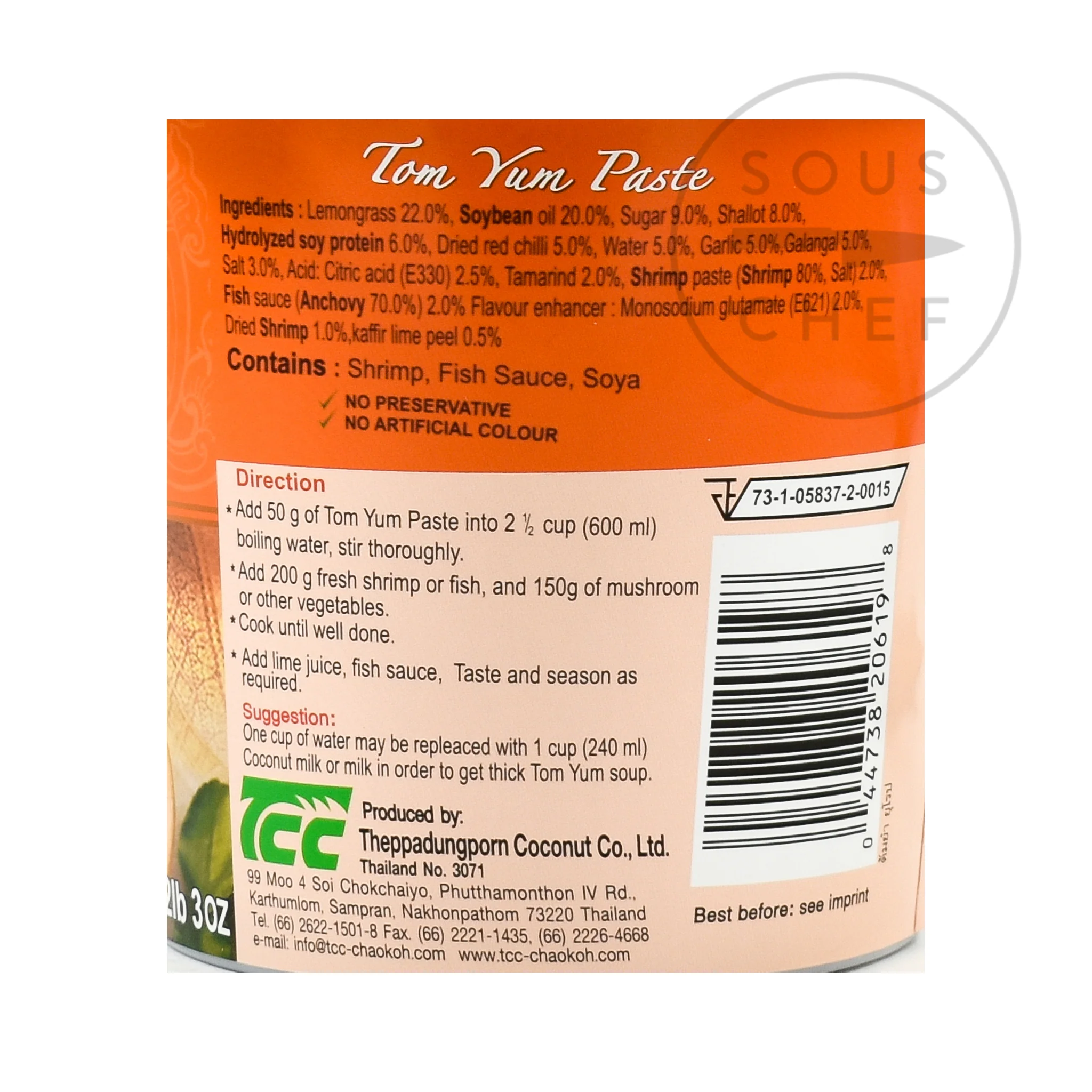 Mae Ploy Tom Yum Paste, 1kg - Image 2