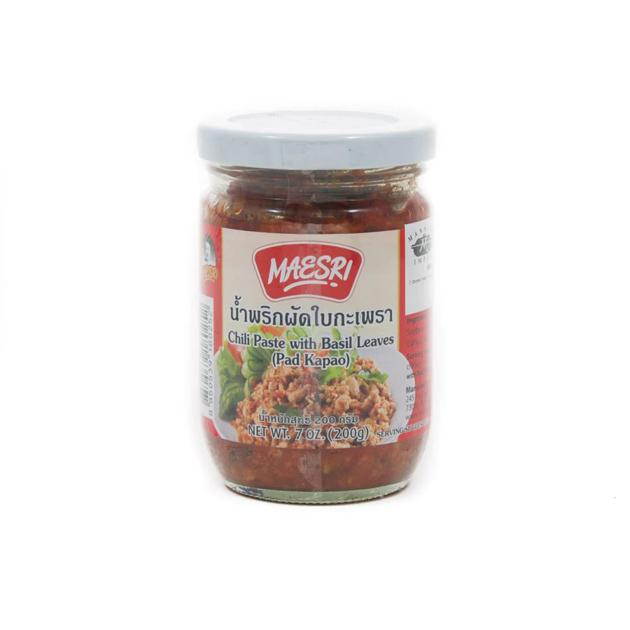 Maesri Chilli Paste With Holy Basil, 200g