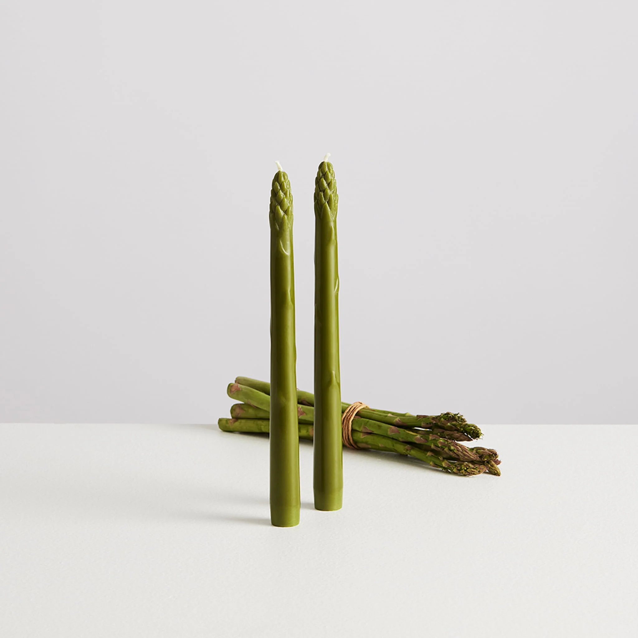 Maison Balzac Set of 4 Asparagus Candles - Image 2