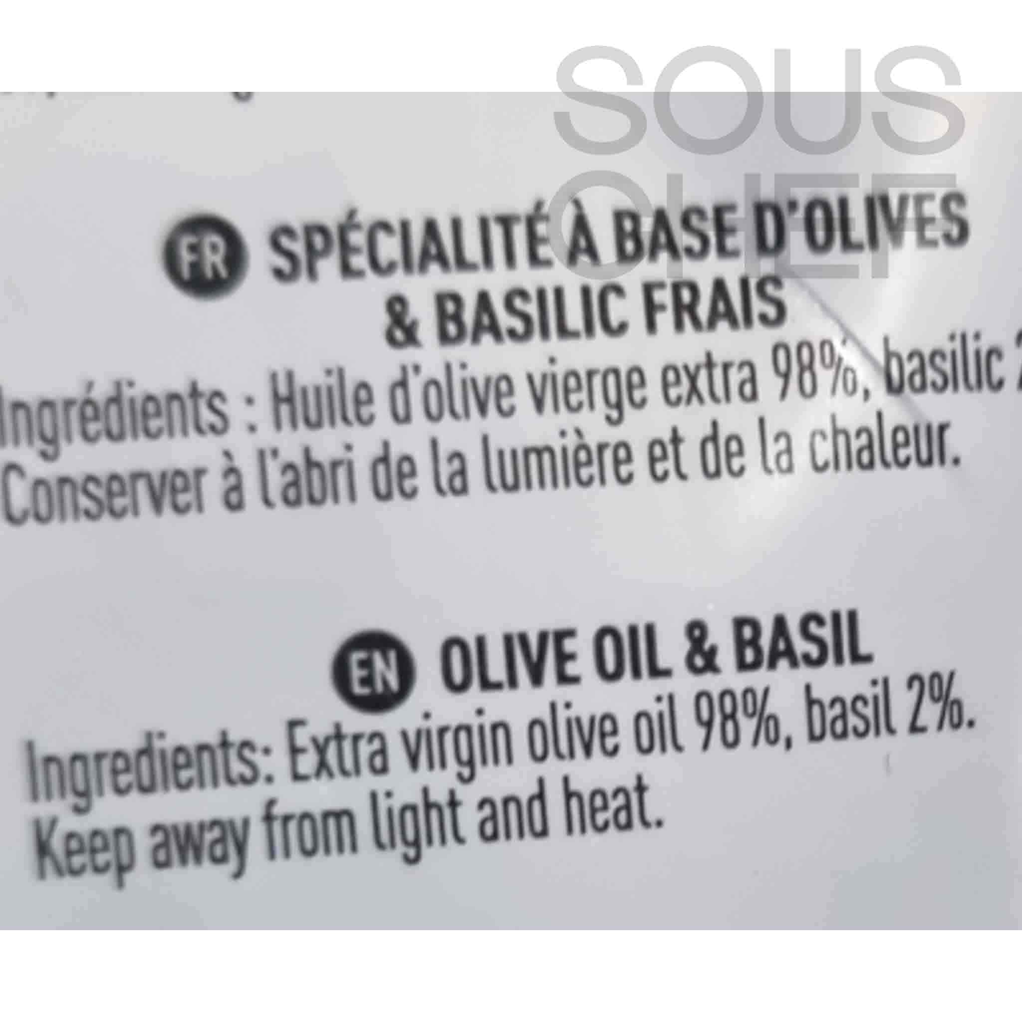 Maison Bremond Basil Flavoured Olive Oil, 100ml - Image 2