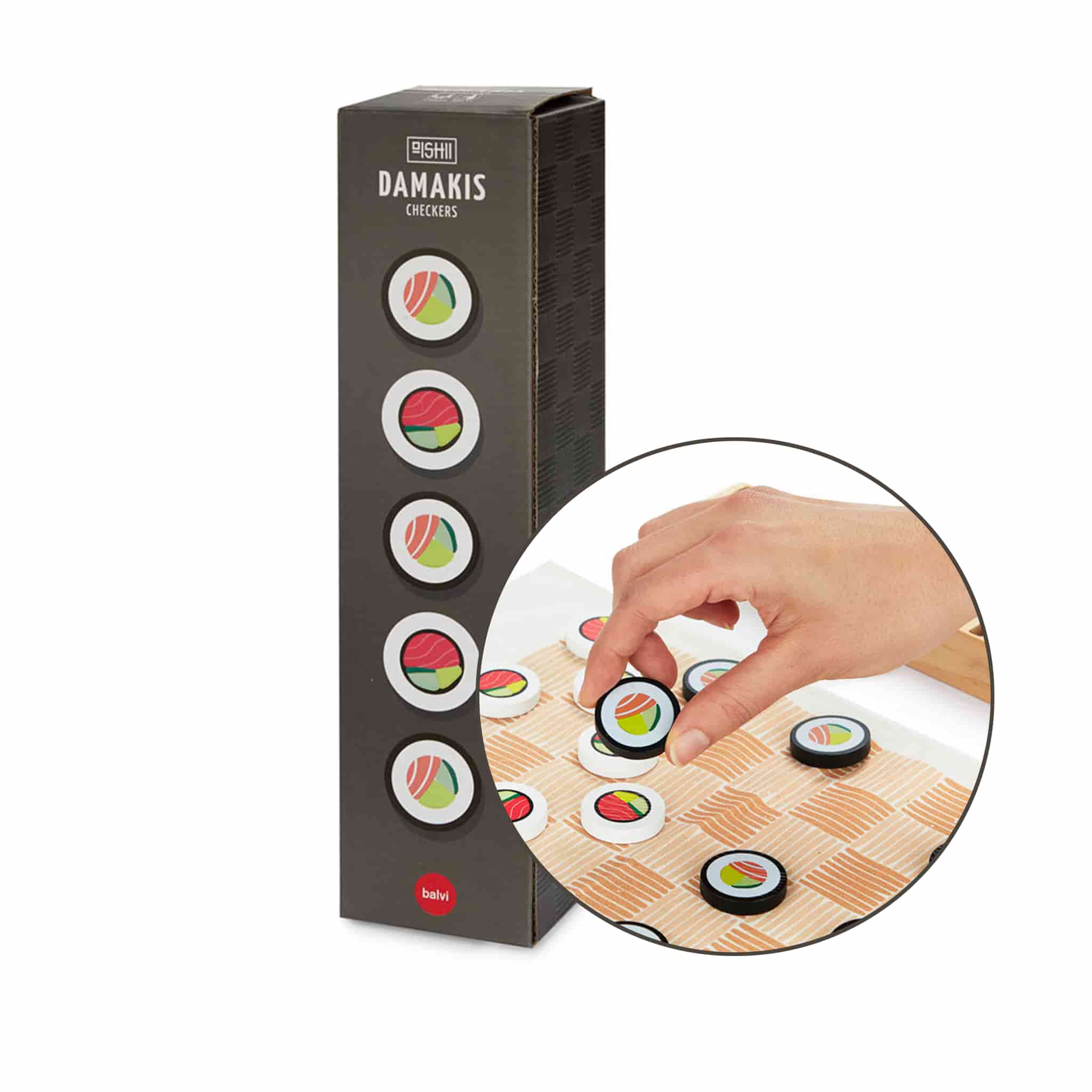 Maki Sushi Checkers Game