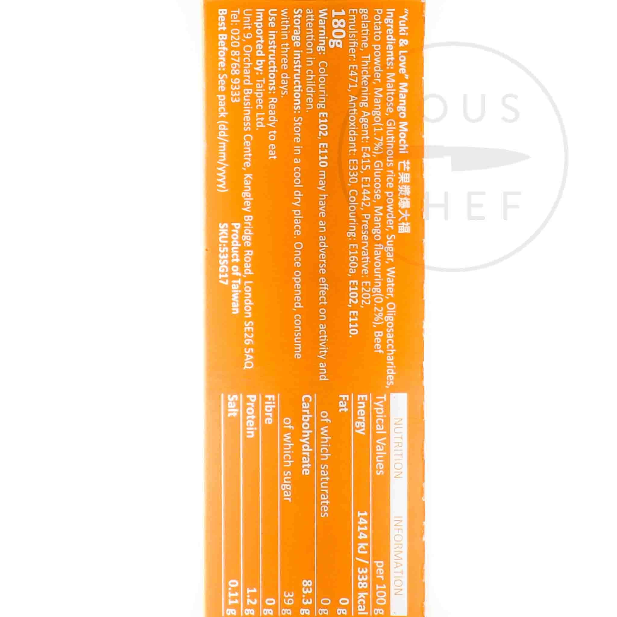 Mango Flavoured Mochi, 180g - Image 2