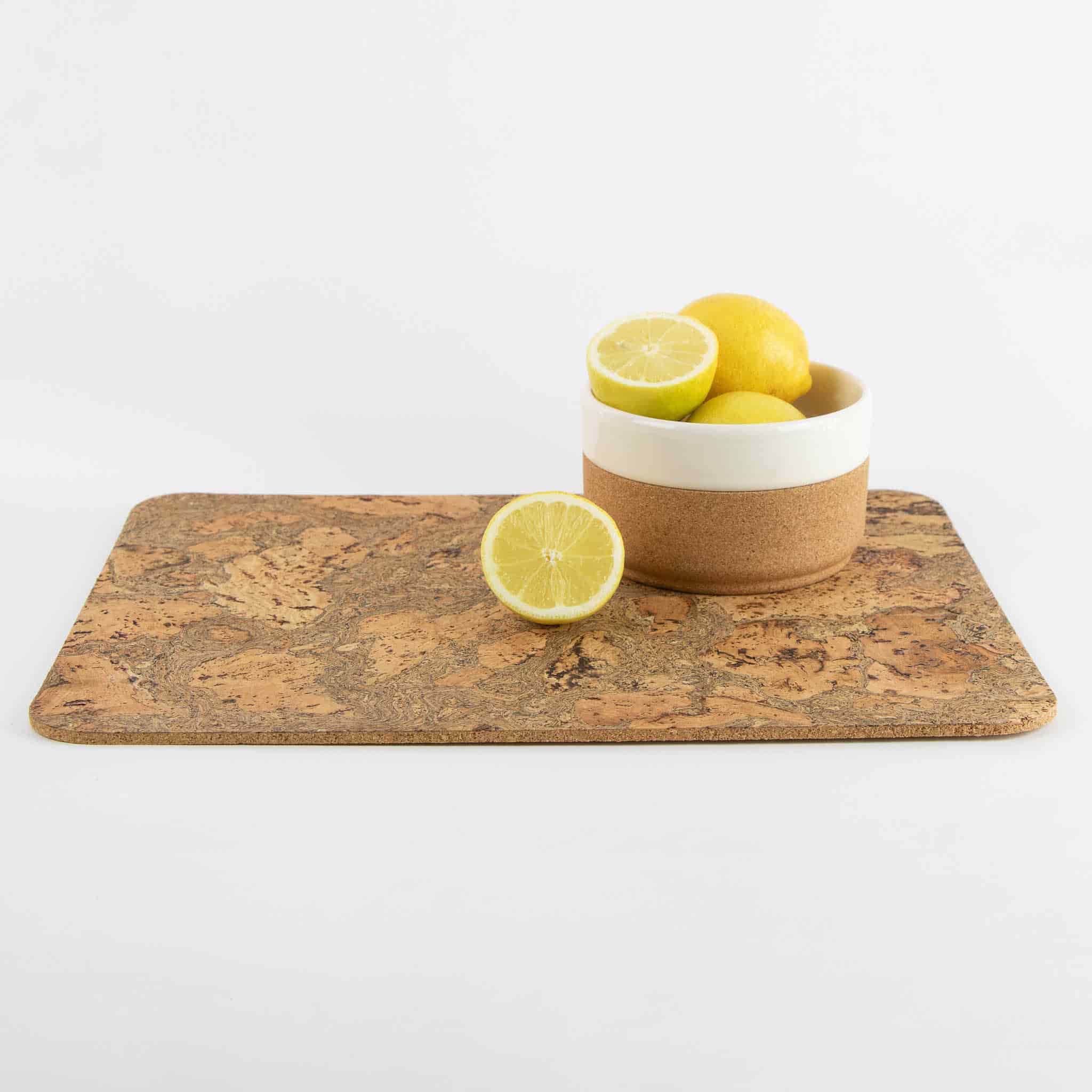 Set of 4 Marbled Cork Rectangle Placemats, 40cm - Image 2