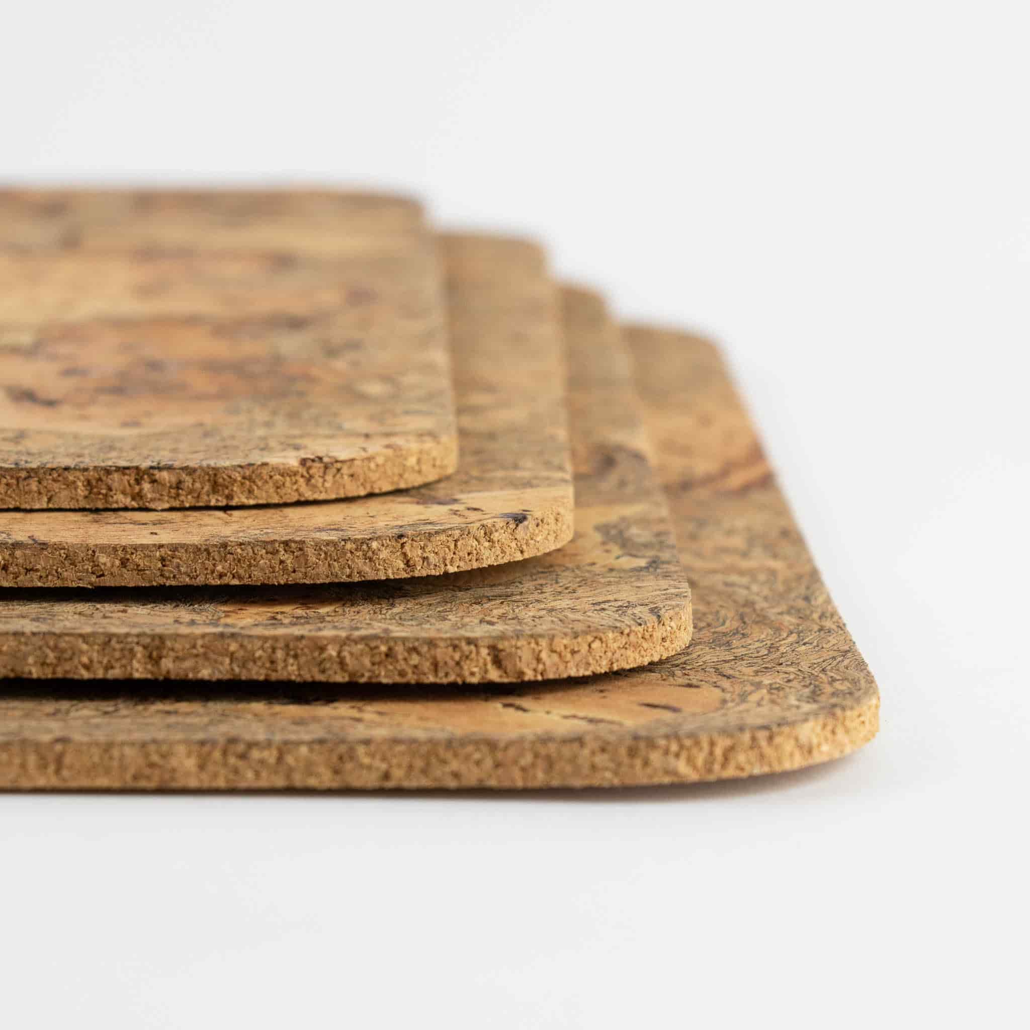 Set of 4 Marbled Cork Rectangle Placemats, 40cm - Image 4