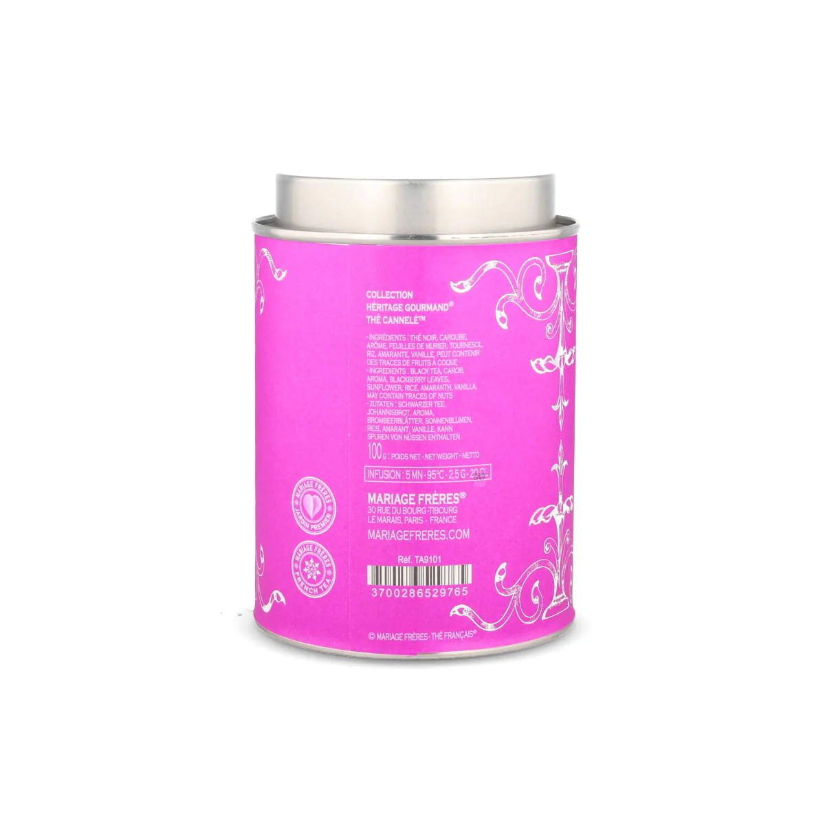Mariage Freres Heritage Gourmand Cannele Black Loose Tea, 100g - Image 4