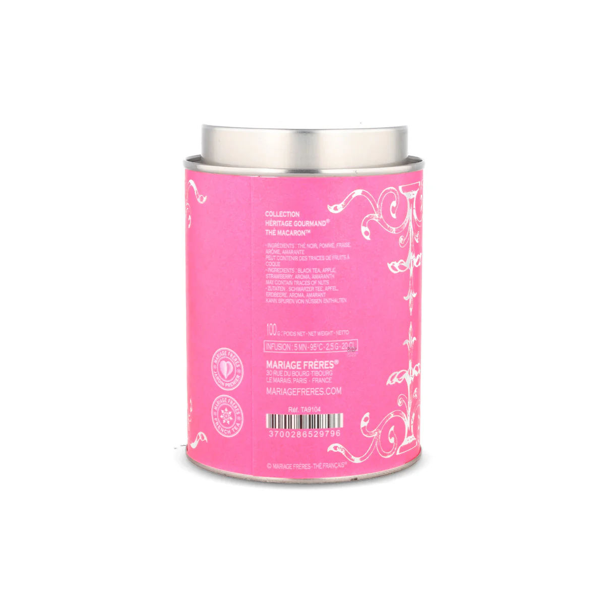 Mariage Freres Heritage Gourmand Macaron Black Loose Tea, 100g - Image 4
