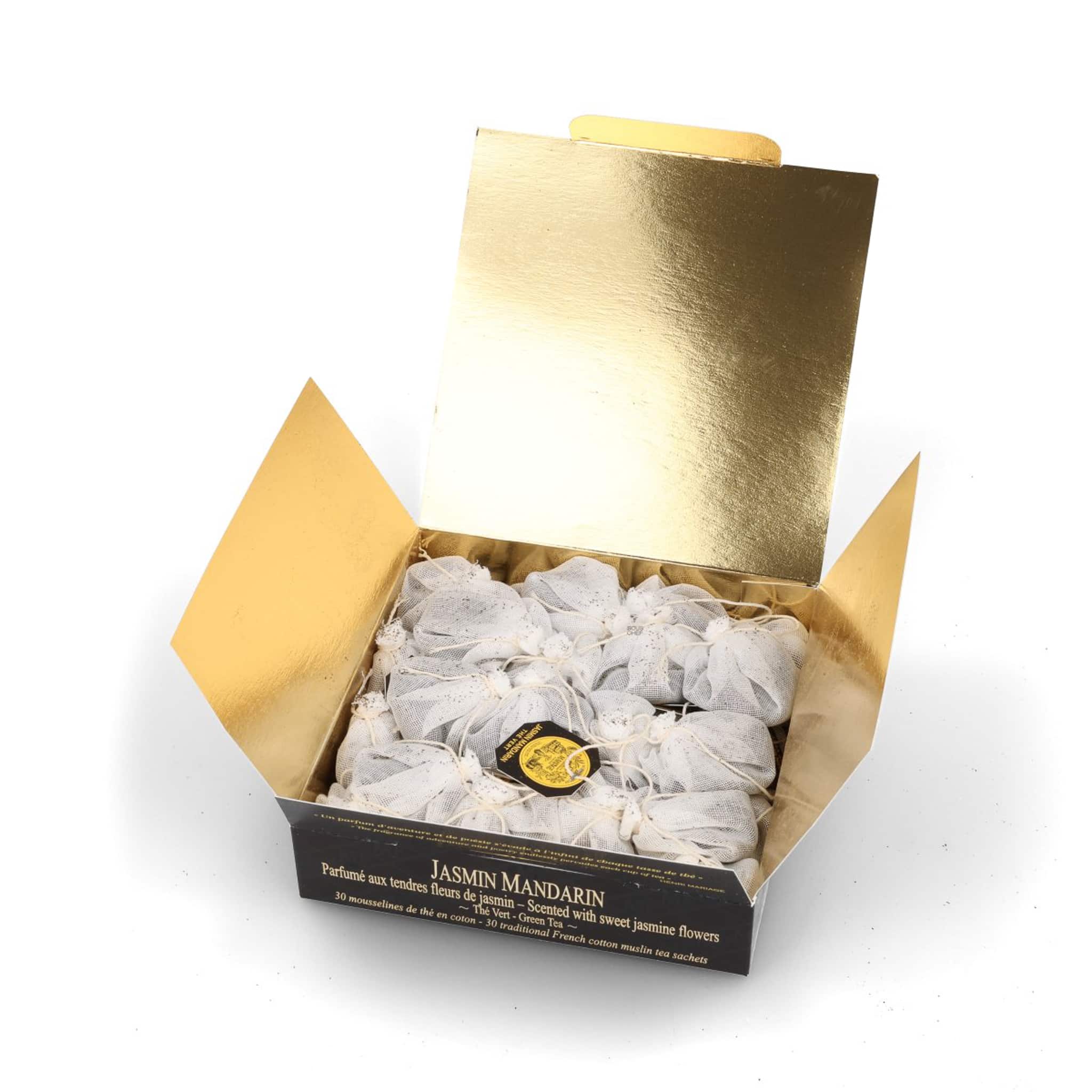 Mariage Freres Jasmin Mandarin Green Tea Bags, 75g - Image 2