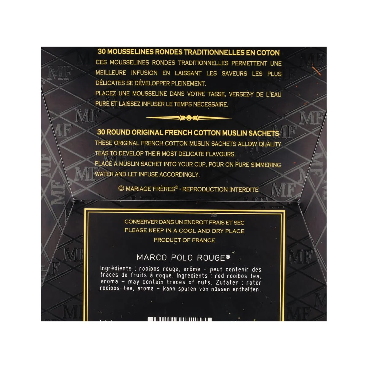 Mariage Freres Rouge Marco Polo Red Tea Bags, 75g - Image 3