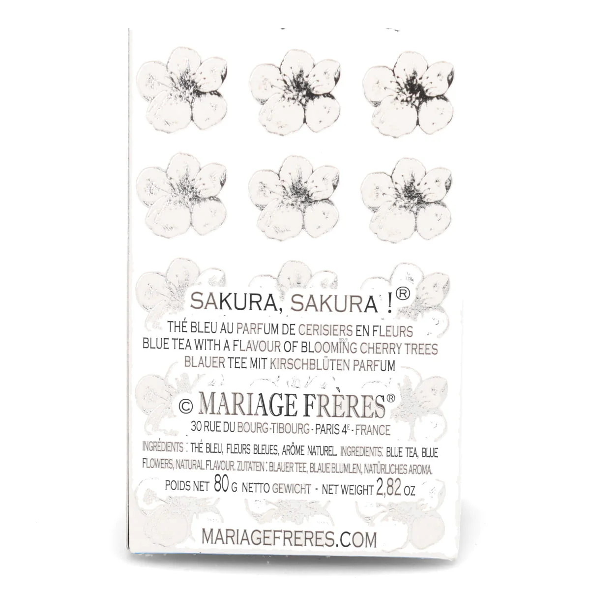 Mariage Freres Sakura Blue Loose Tea, 80g - Image 2