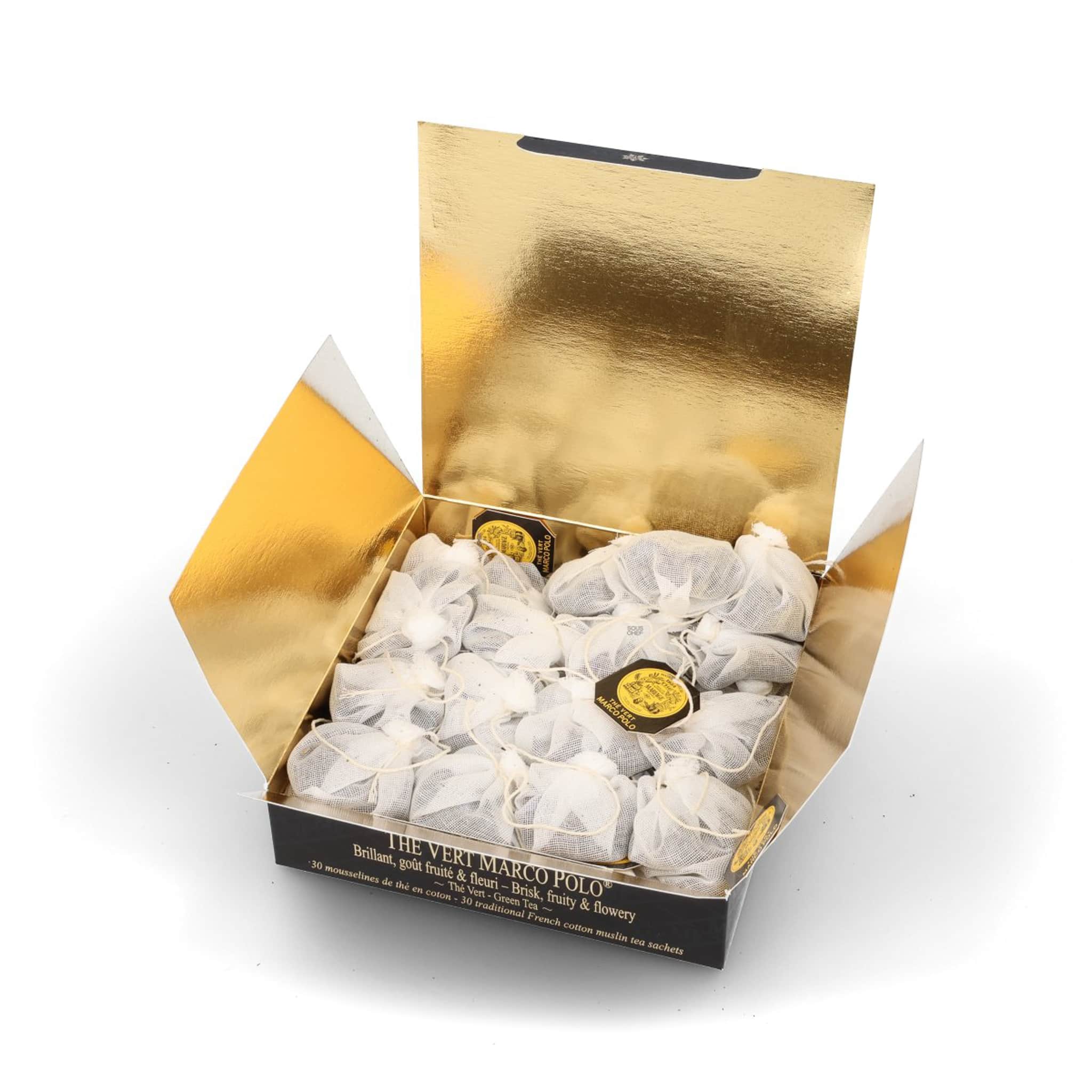 Mariage Freres Vert Marco Polo Green Tea Bags, 75g - Image 2