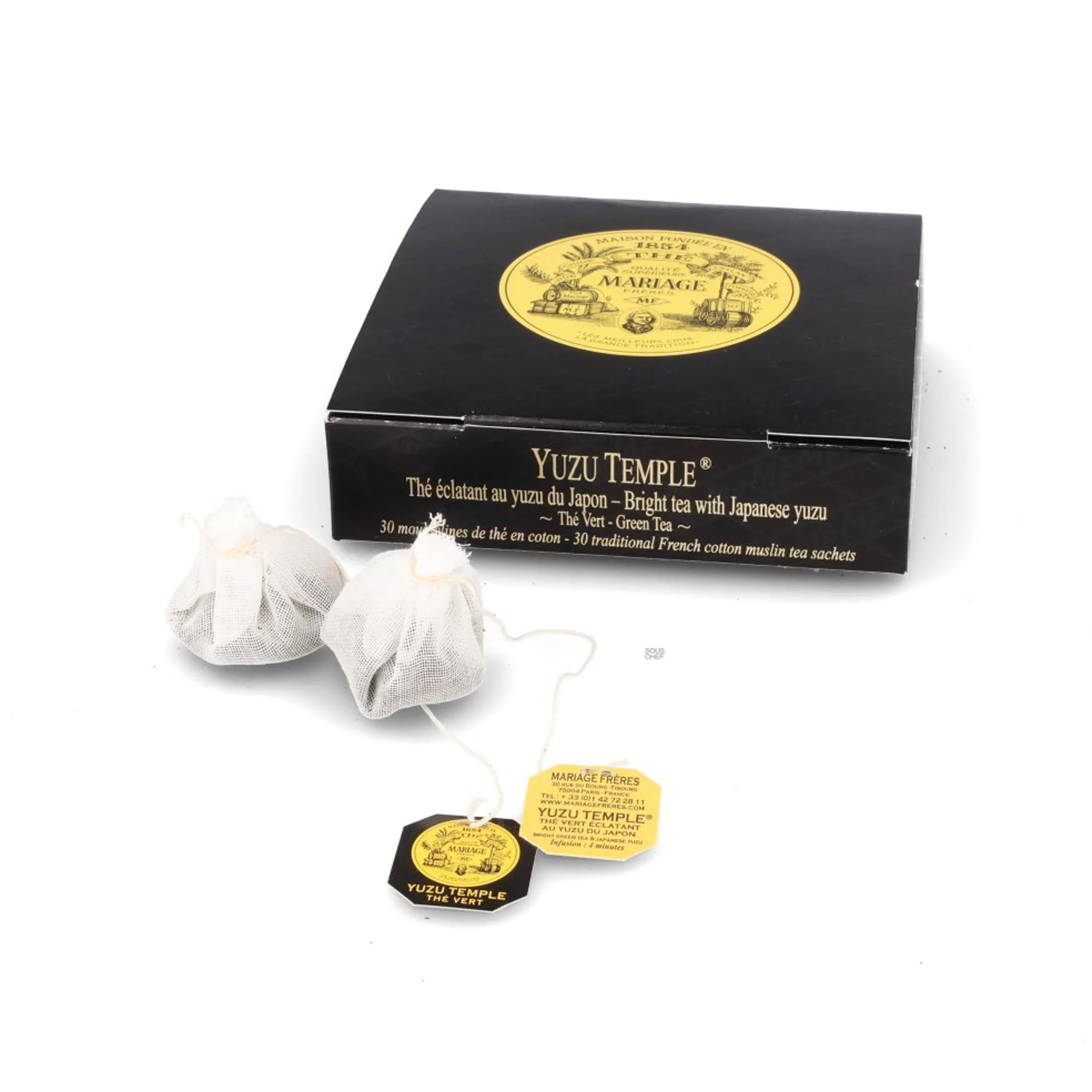 Mariage Freres Yuzu Temple Green Tea Bags, 75g