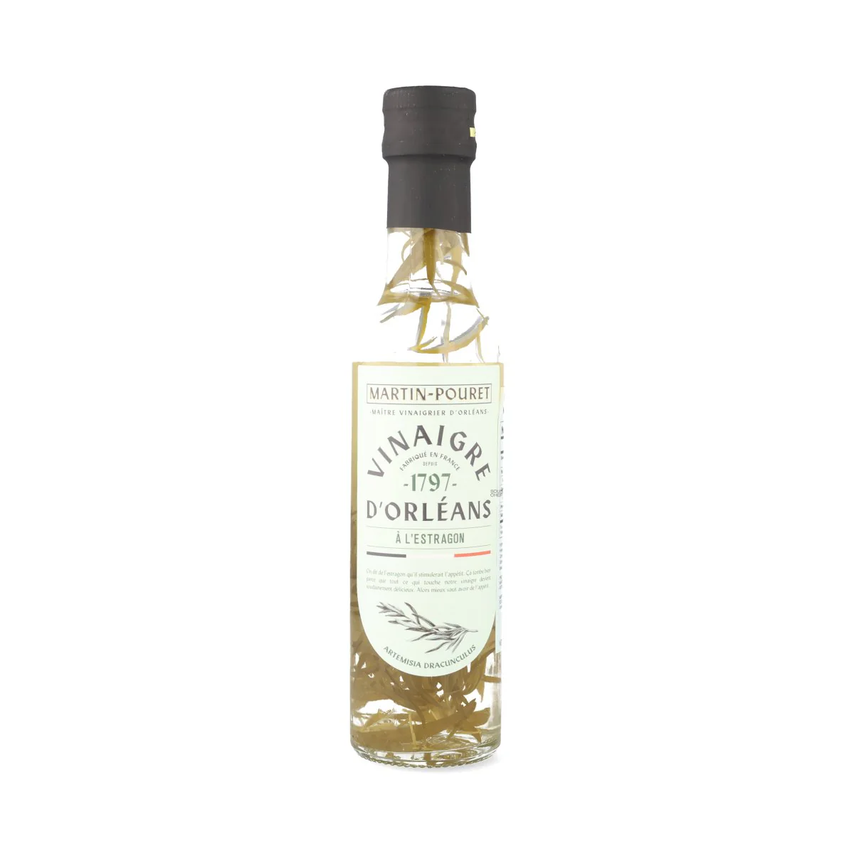 Martin Pouret Orleans White Wine Vinegar with French Tarragon, 250ml