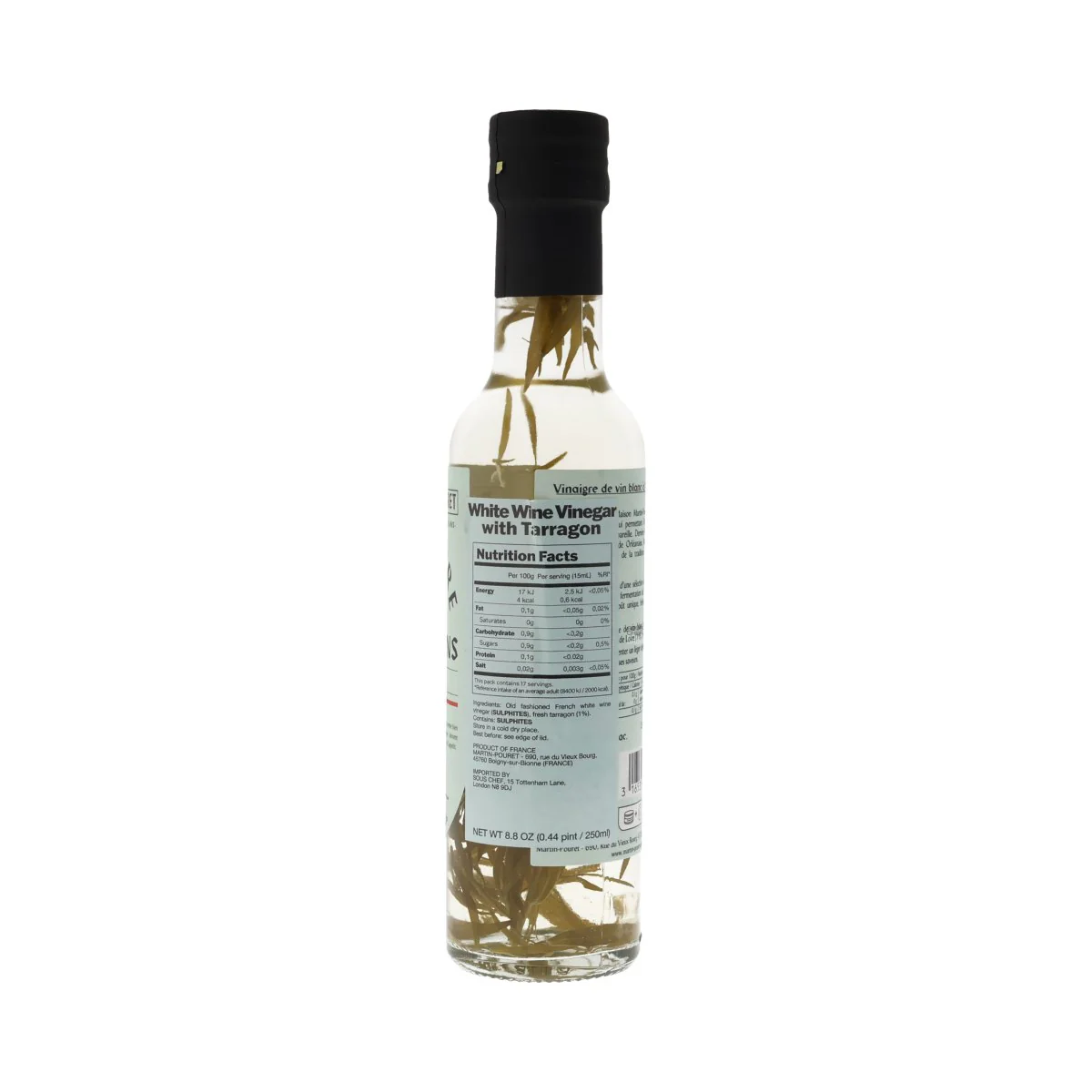 Martin Pouret Orleans White Wine Vinegar with French Tarragon, 250ml - Image 2