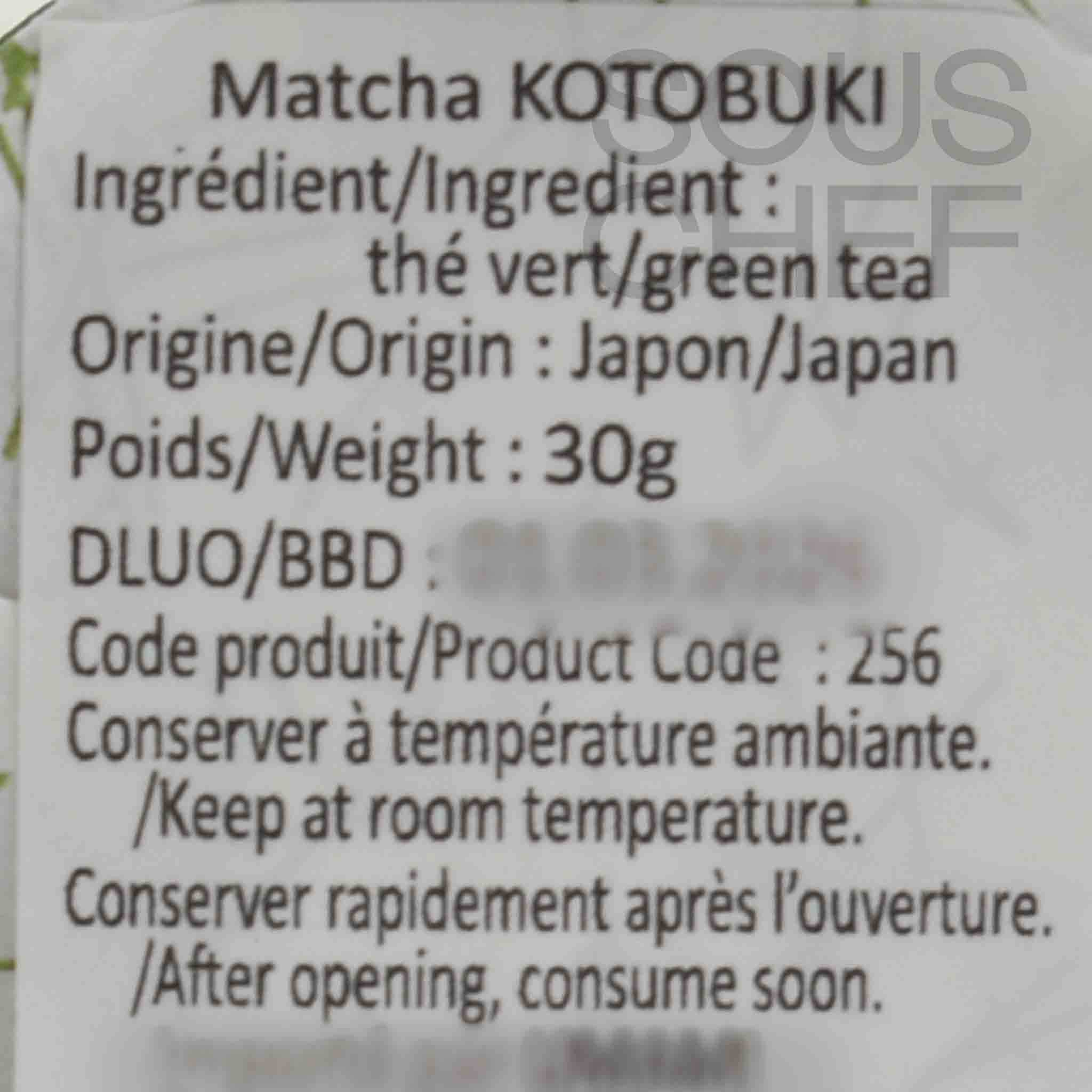 Matcha Kotobuki, 30g - Image 2