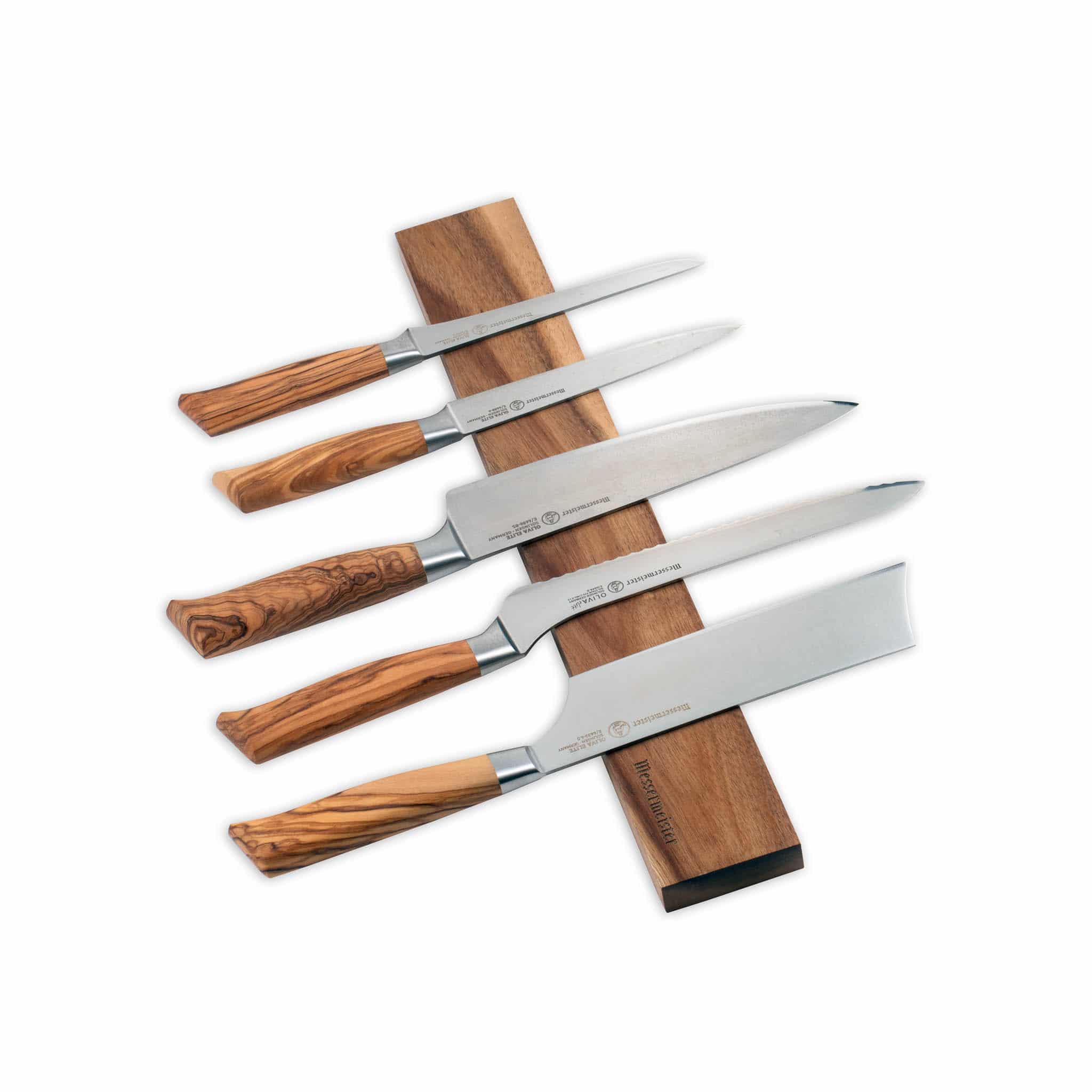 Messermeister Acacia Wood Magnetic Knife Rail, 45cm - Image 2