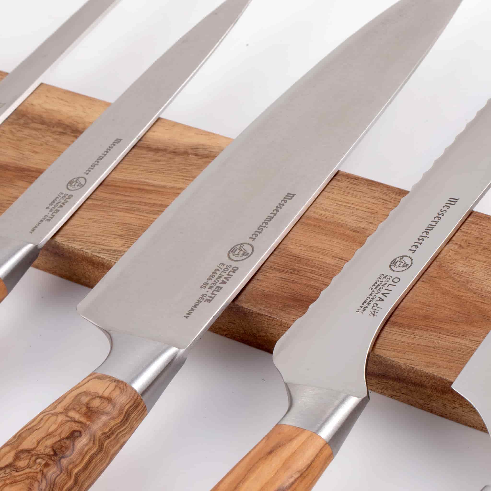 Messermeister Acacia Wood Magnetic Knife Rail, 45cm - Image 3