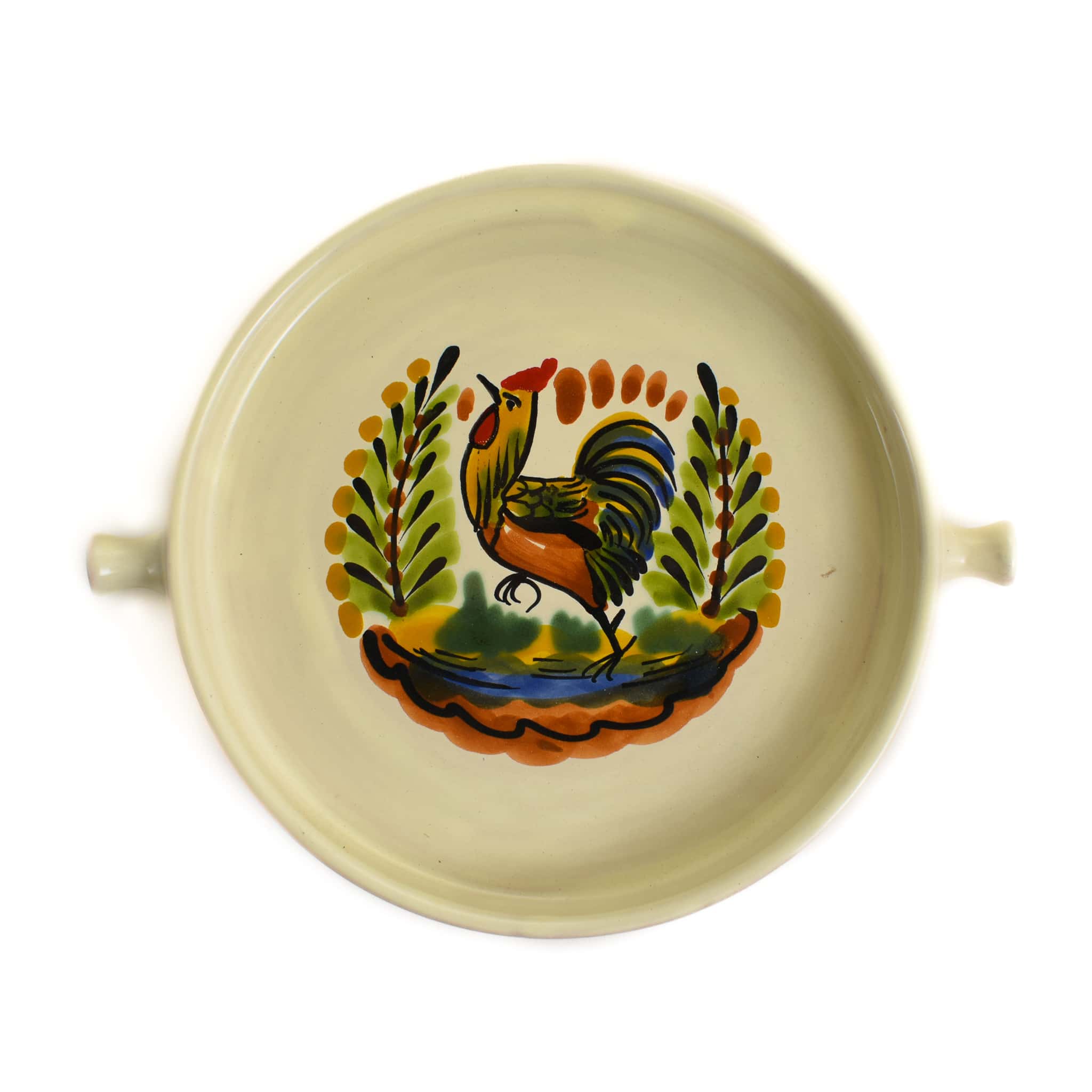 Mexican Hand Painted Rooster Tortilla Warmer, 22cm - Image 4