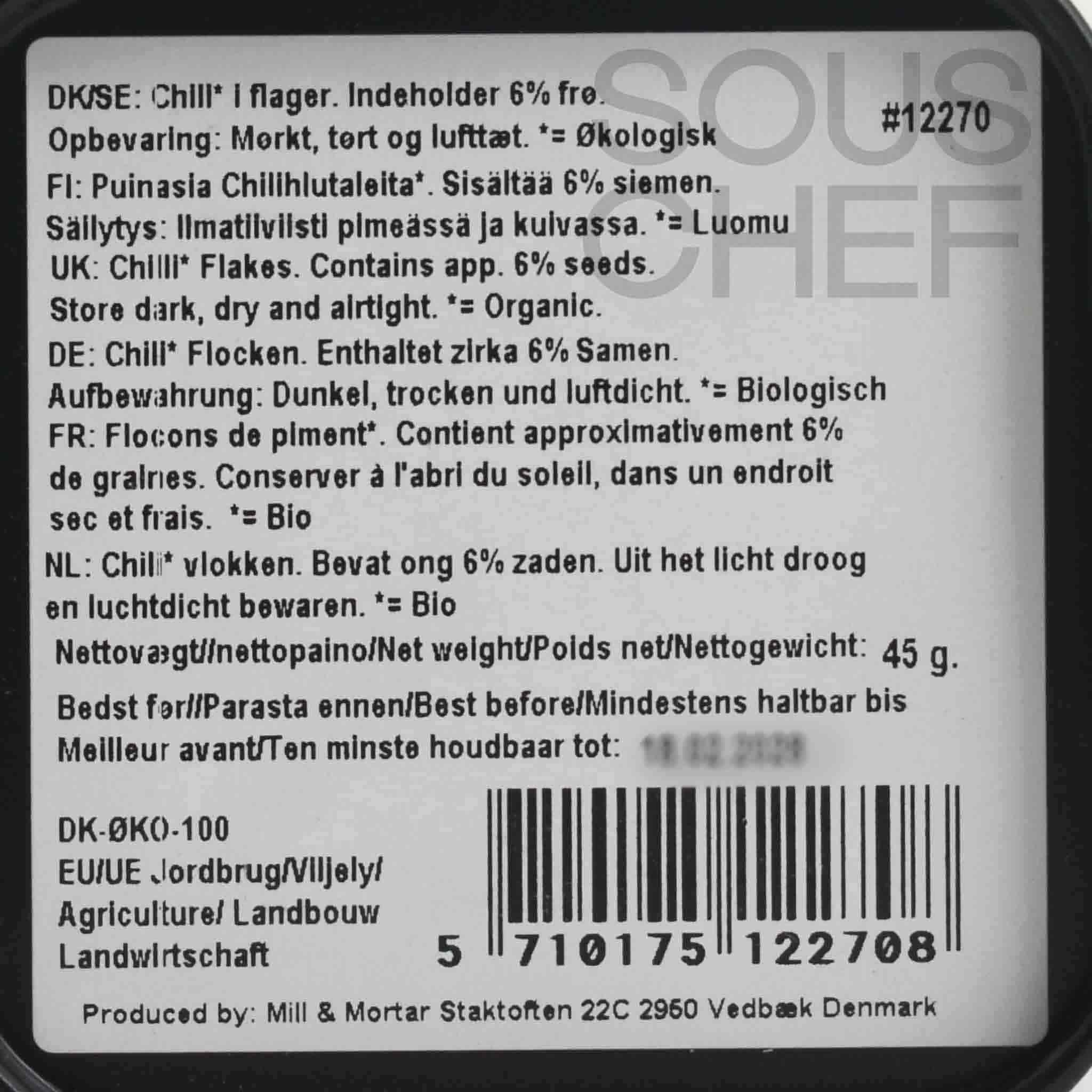 Mill & Mortar Organic Pul Biber Chilli, 45g - Image 2