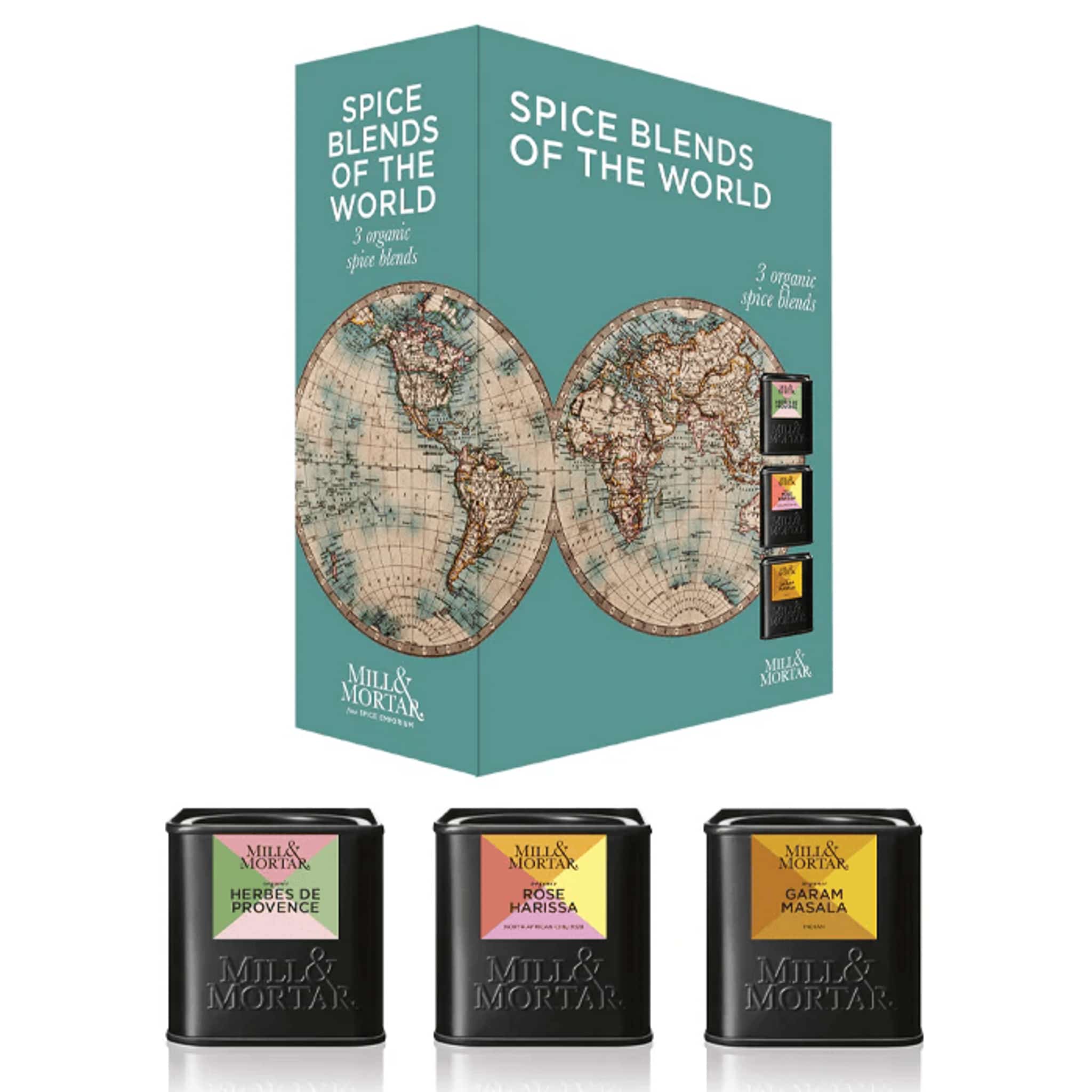 Mill & Mortar Organic Spice Blends of the World Gift Set