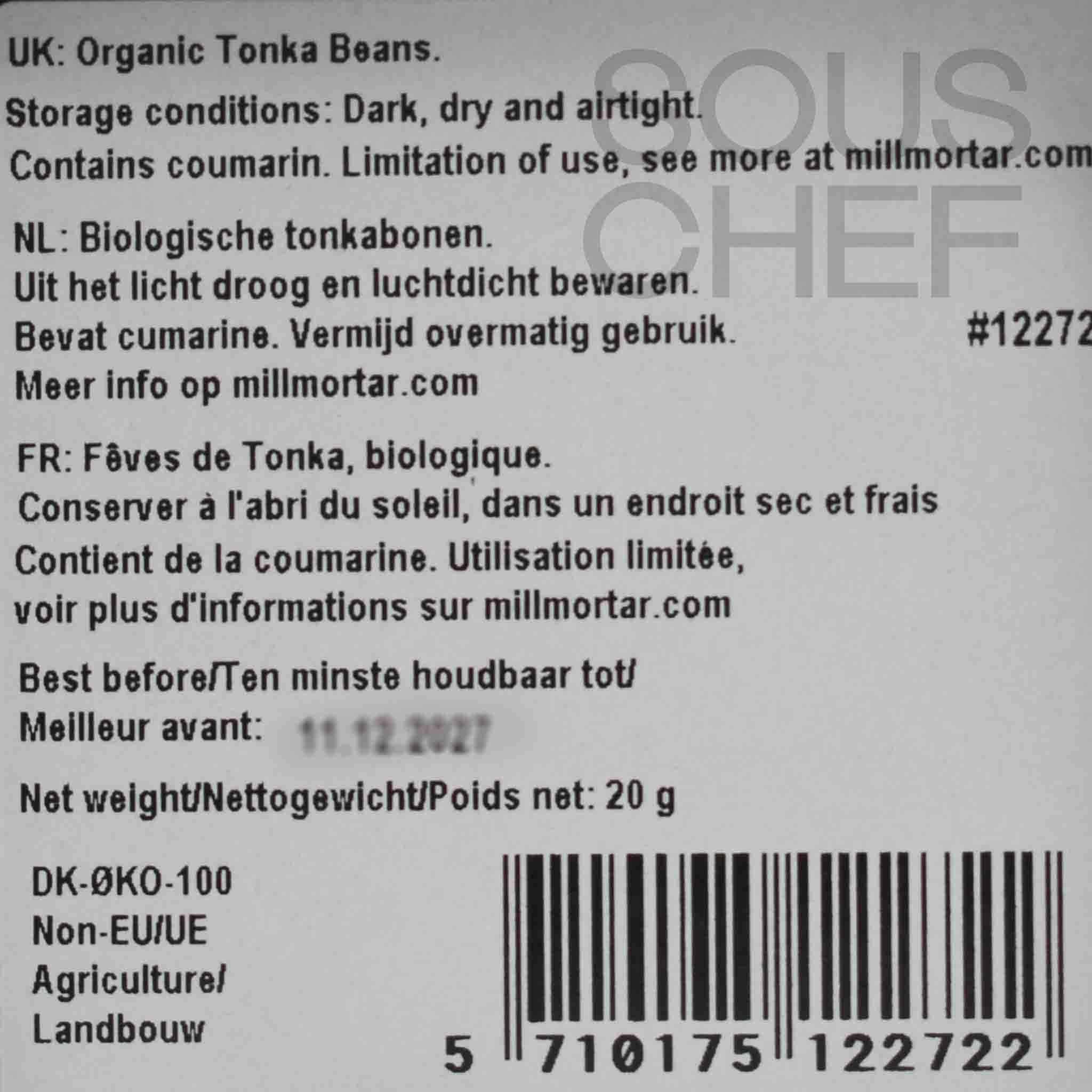 Mill & Mortar Organic Tonka Beans, 20g - Image 2