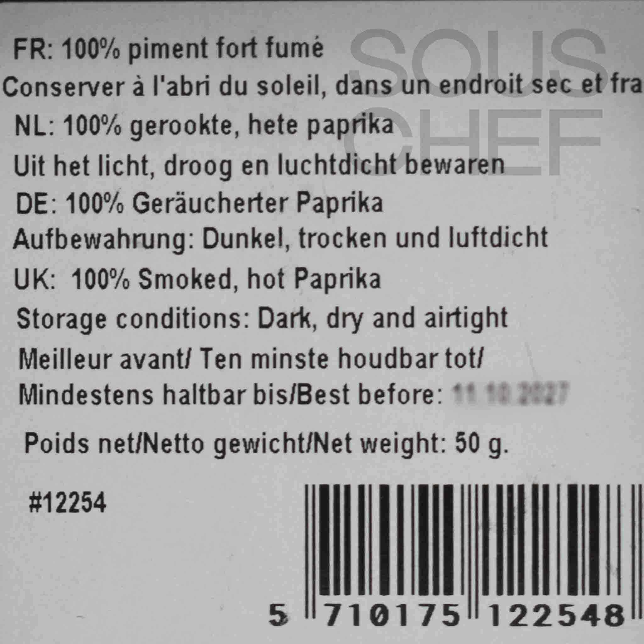 Mill & Mortar Smoked Hot Paprika, 50g - Image 2