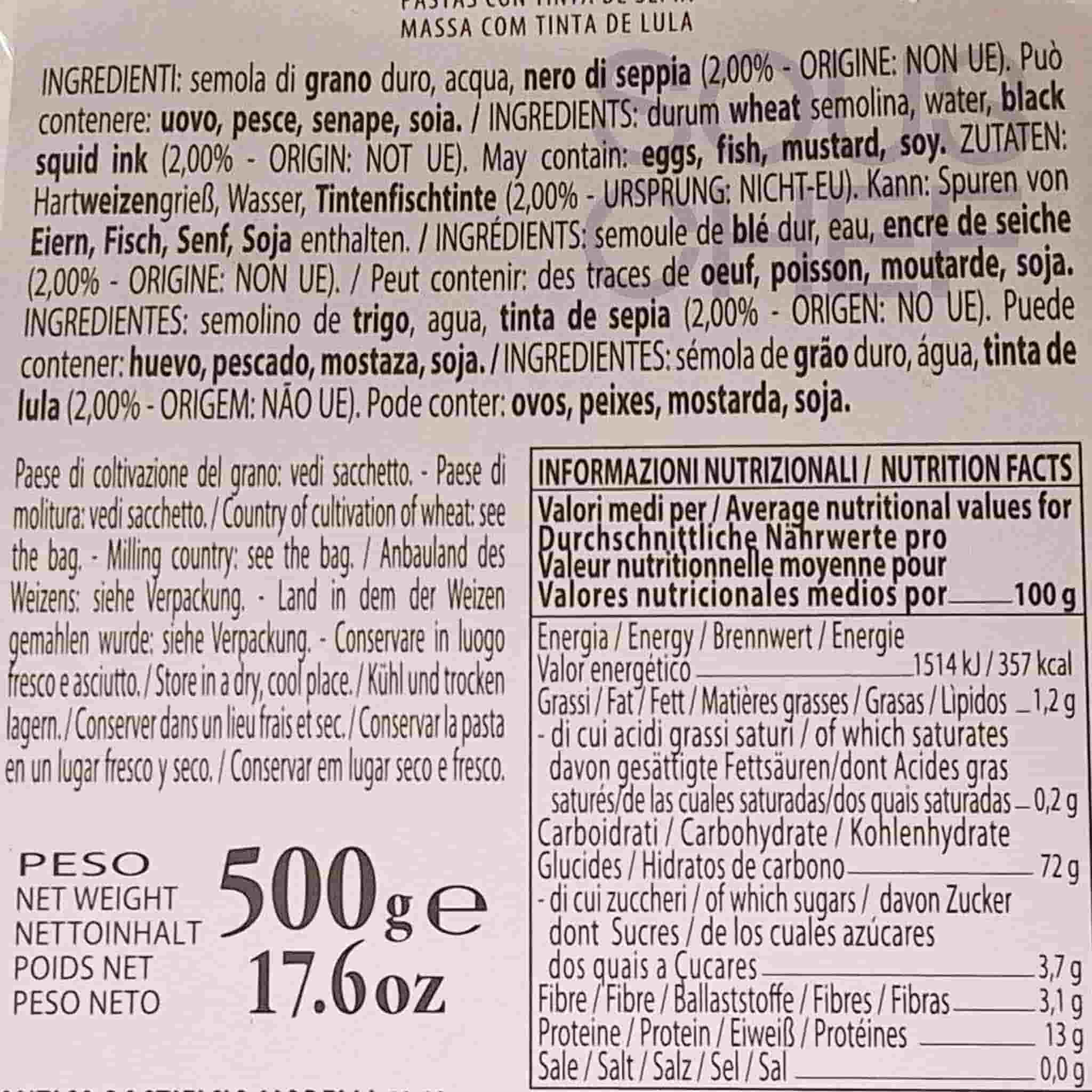 Morelli Black and White Fregola, 500g - Image 2