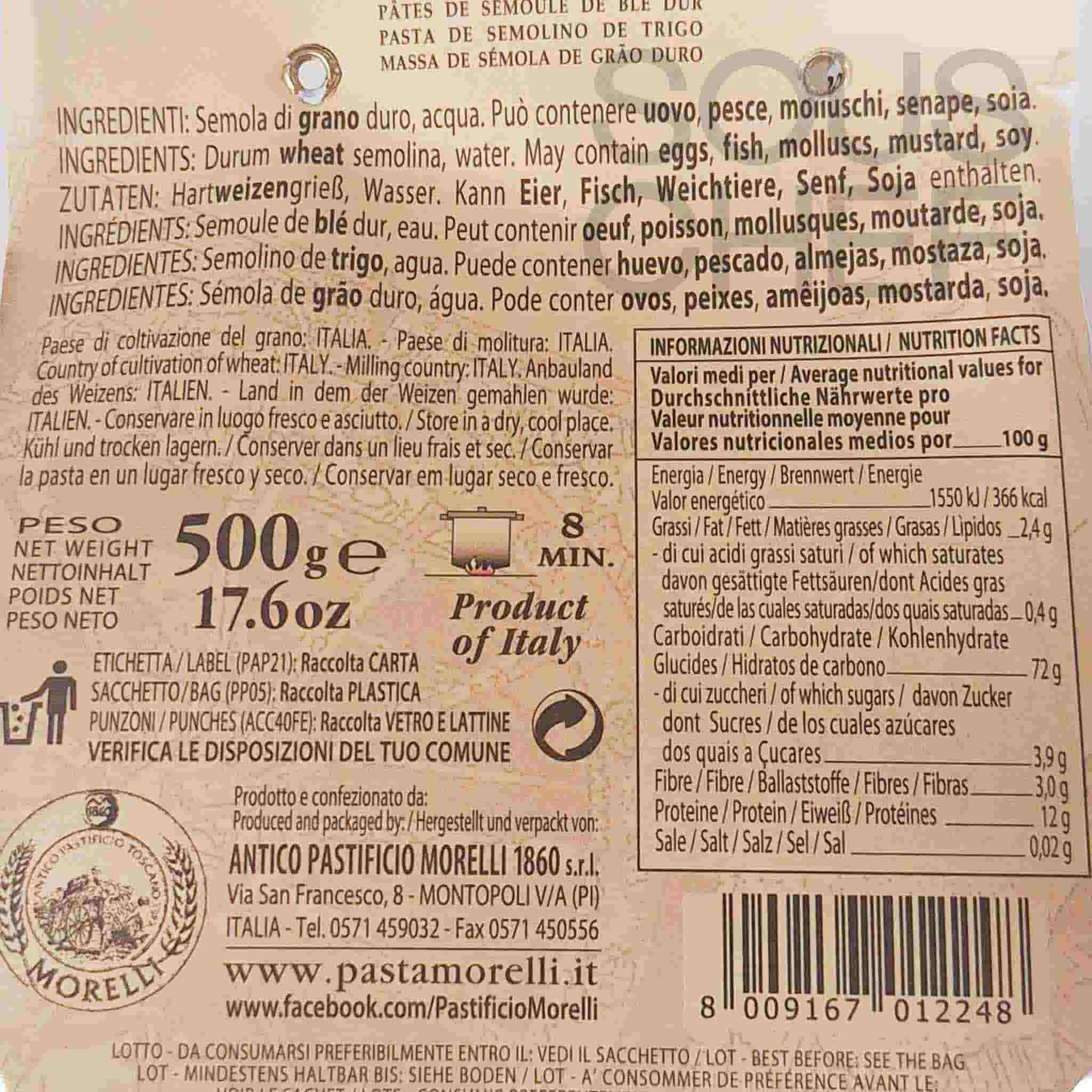 Morelli Busiate di Toscana, 500g - Image 2